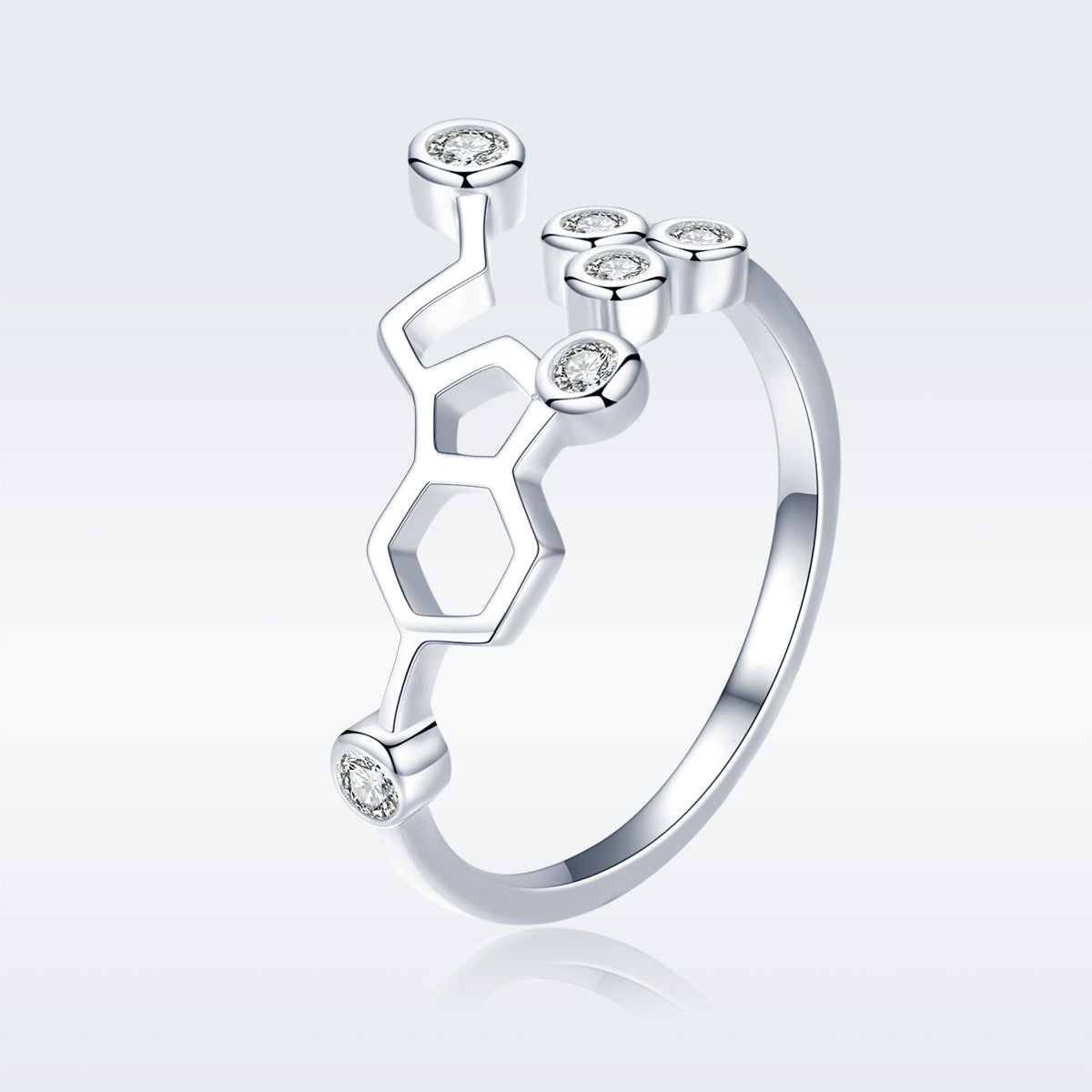 925 Sterling Silver 0.2cm Wide Ring for Women DestGlow