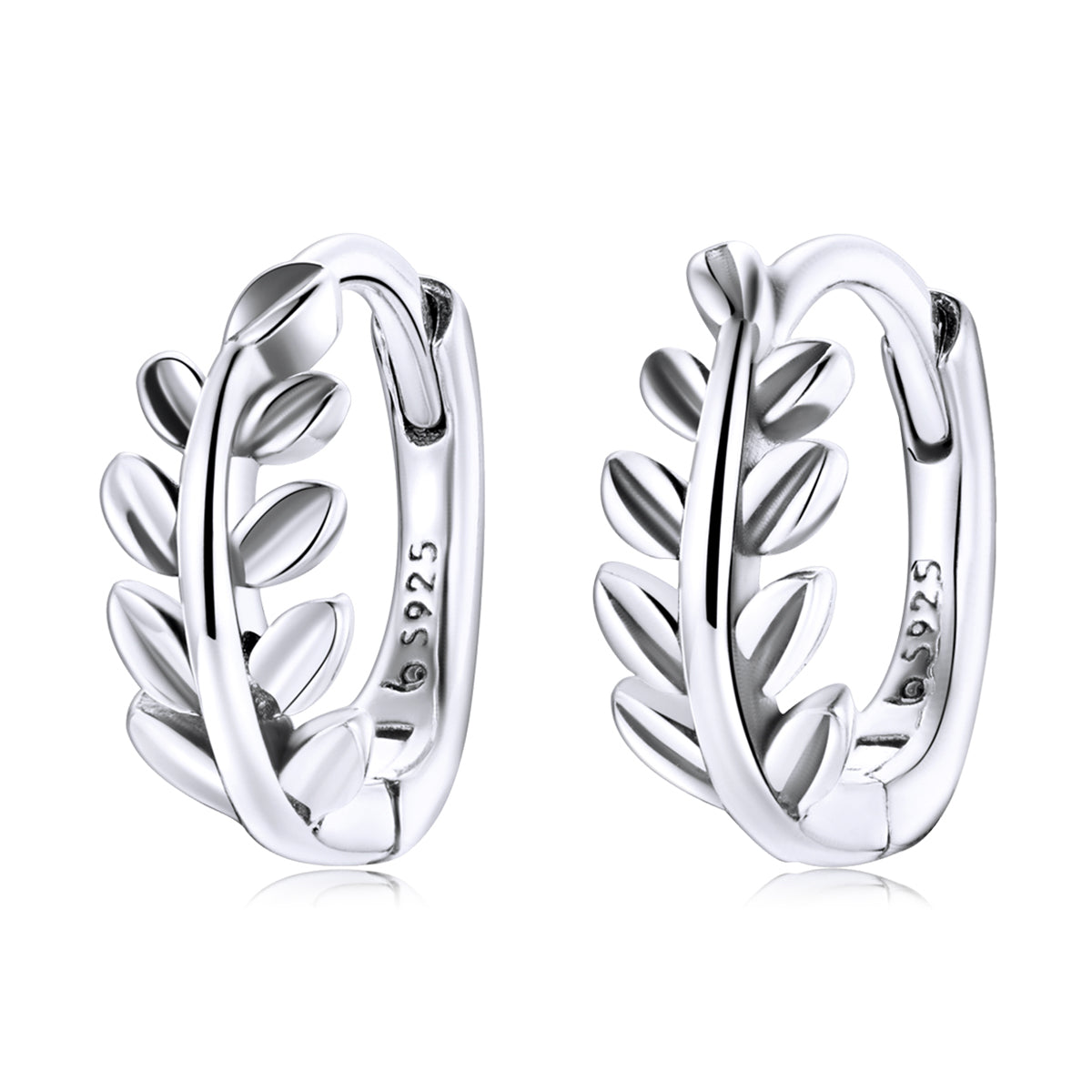 S925 Oxidized Silver Earrings 1.2*0.5cm for Women DestGlow