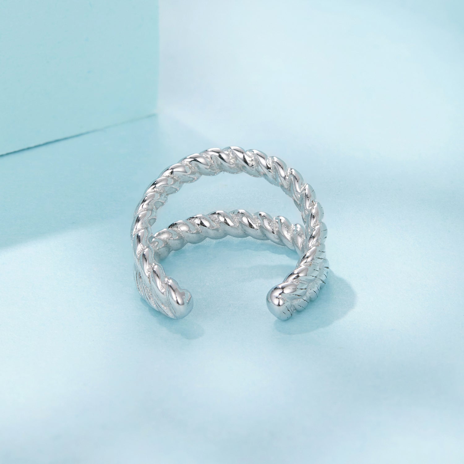 925 Sterling Silver White Gold Plated Hoop Earrings 0.7x1.3cm for Women DestGlow