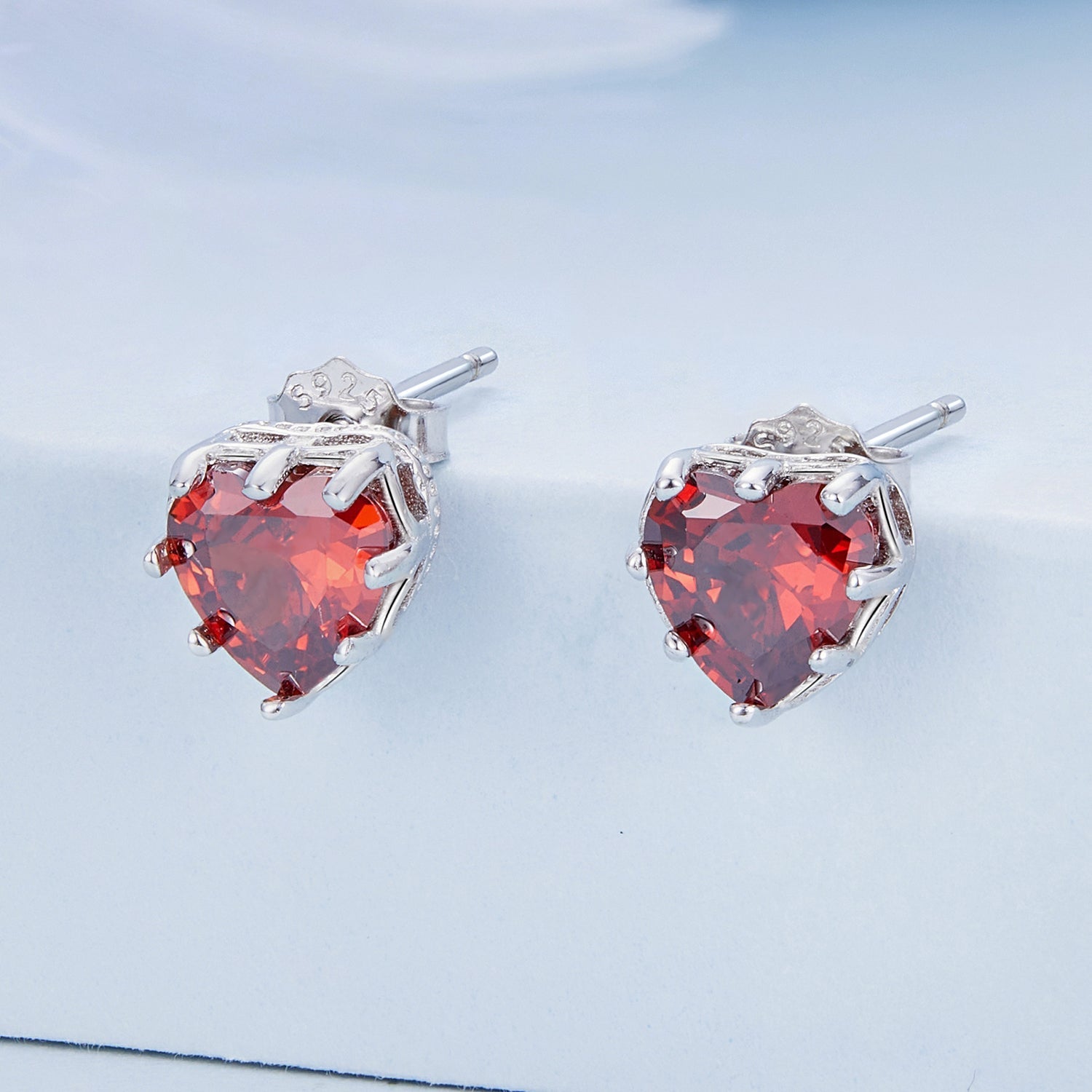 925 Sterling Silver Earrings with Pavé Setting CZ for Women DestGlow
