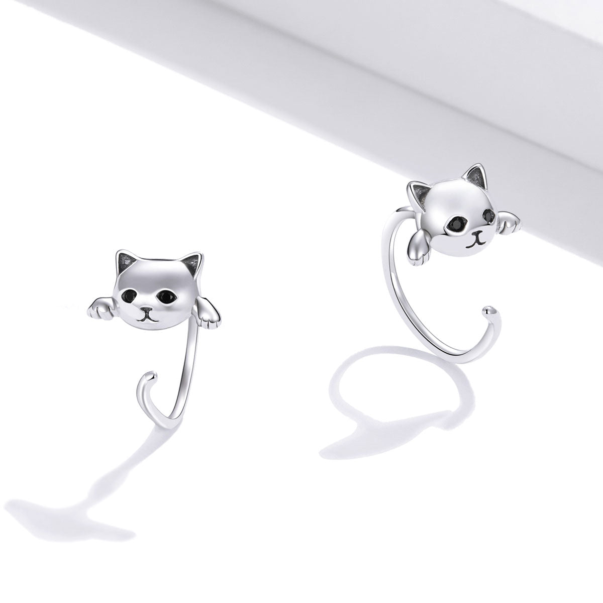 925 Sterling Silver Earrings with Pavé Setting and CZ Stones DestGlow