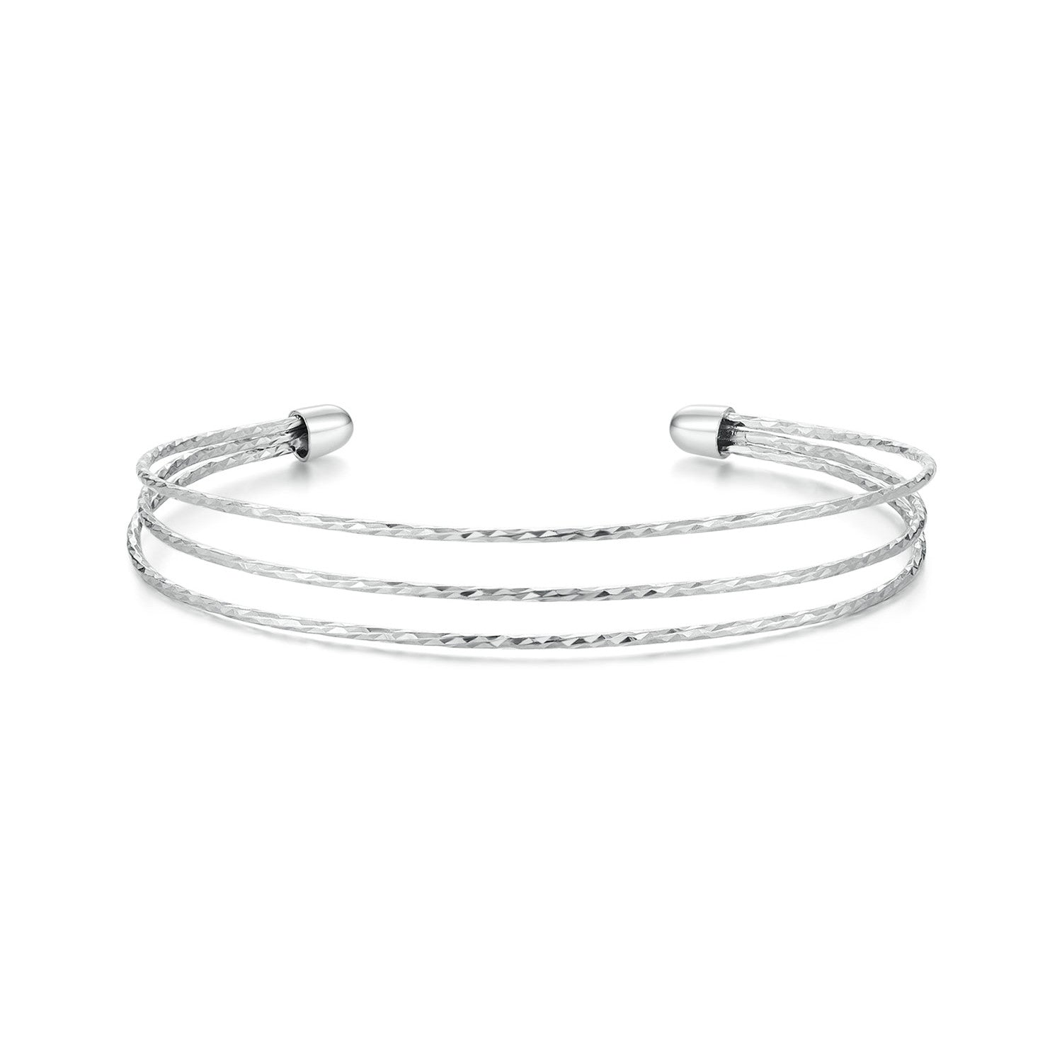 925 Sterling Silver White Gold Plated Bracelet for Women DestGlow