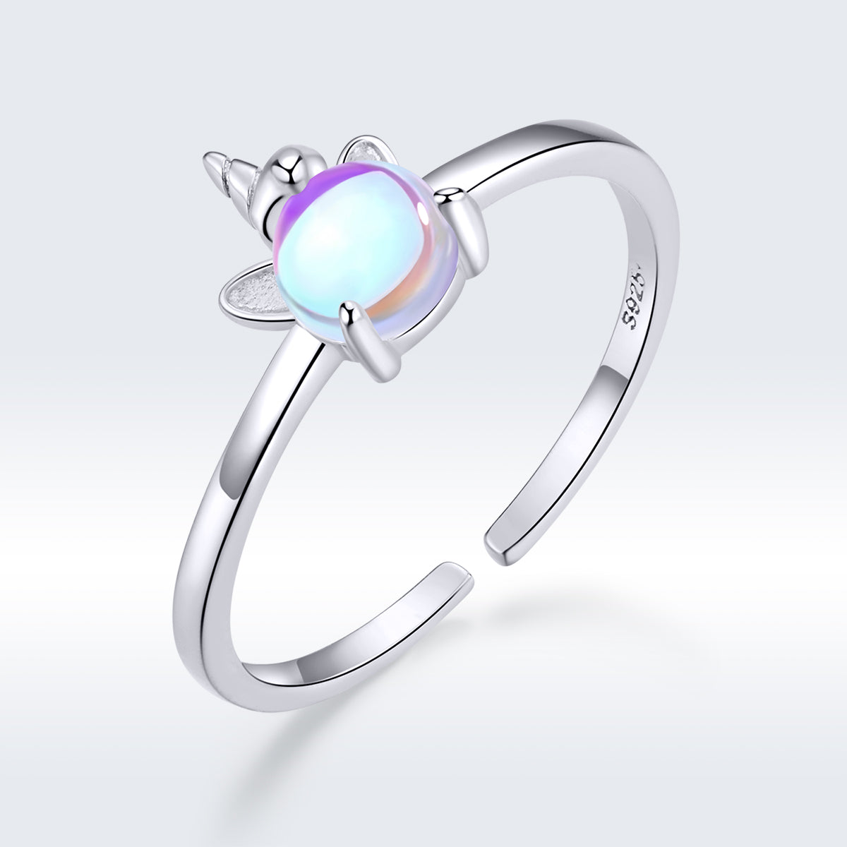 S925 Sterling Silver Slim Band Ring by Bids.com