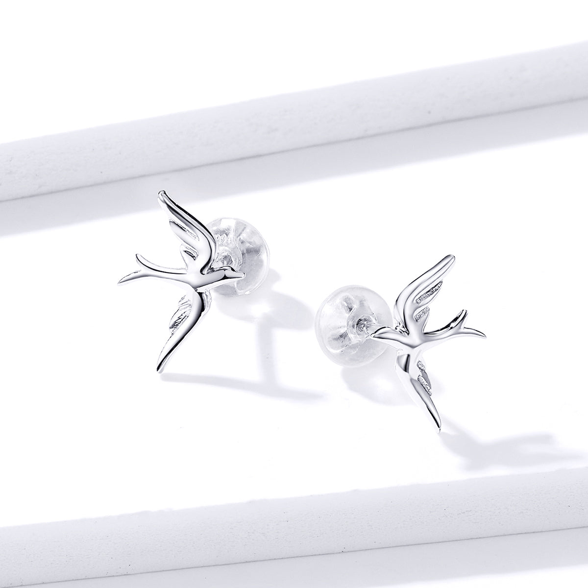 925 Sterling Silver Earrings 0.7*1.2cm for Women DestGlow