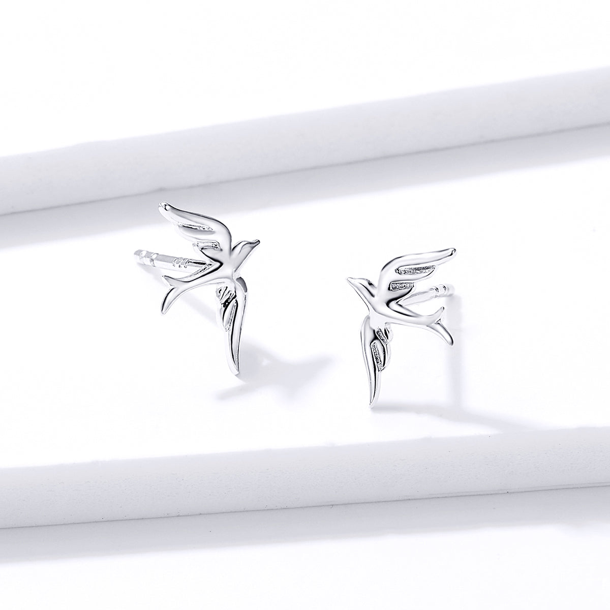 925 Sterling Silver Earrings 0.7*1.2cm for Women DestGlow