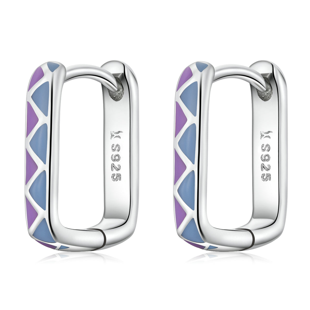 S925 Sterling Silver Enamel Oxidized Earrings for Women DestGlow