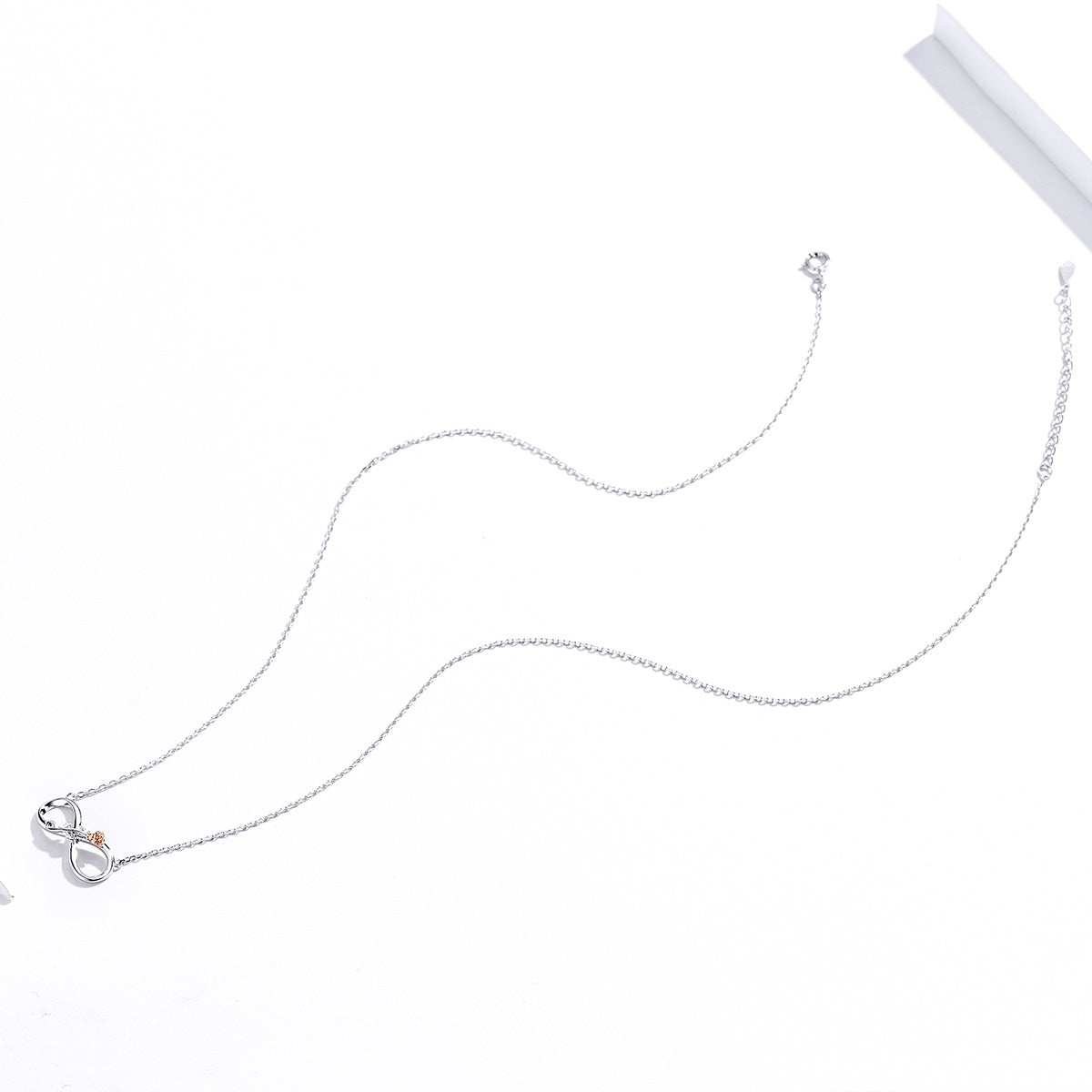 925 Sterling Silver Necklace 40-45cm for Women DestGlow