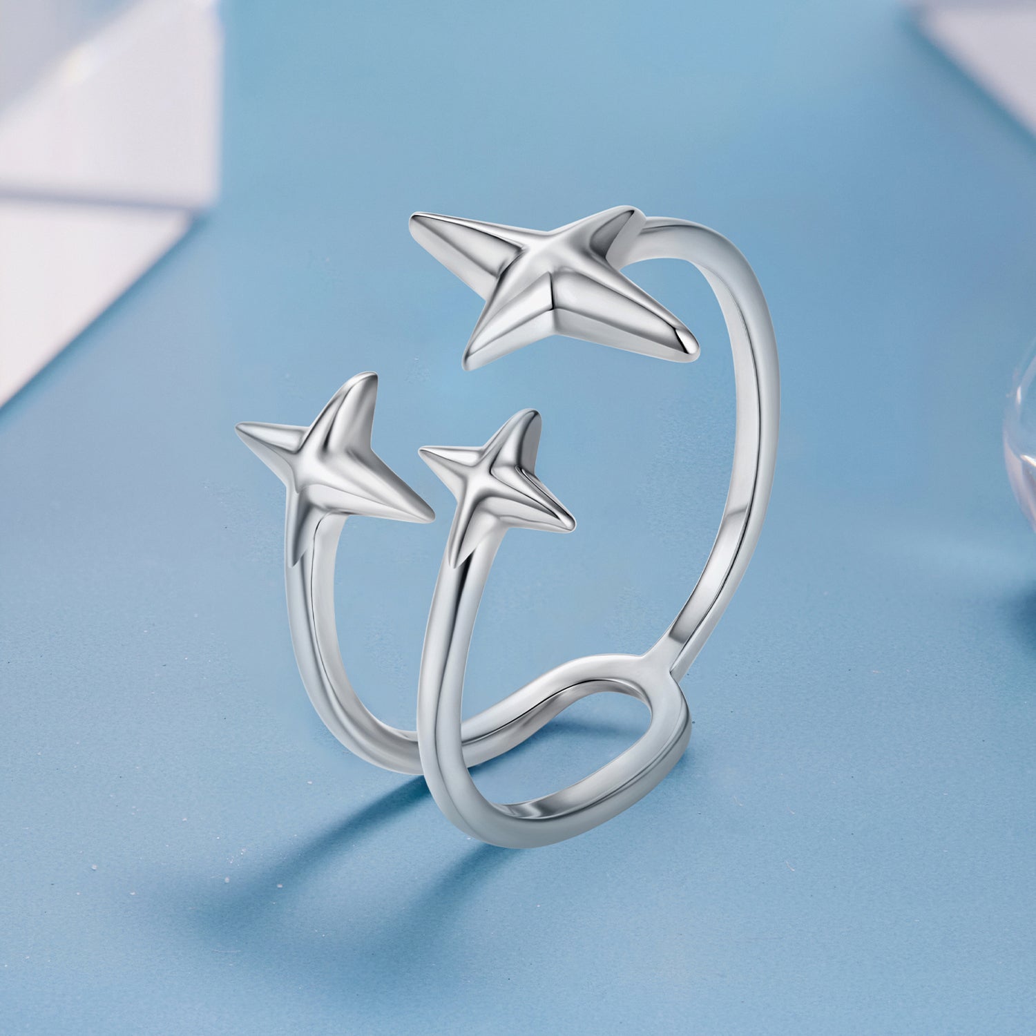 925 Sterling Silver Oxidized Silver Ring for Women DestGlow