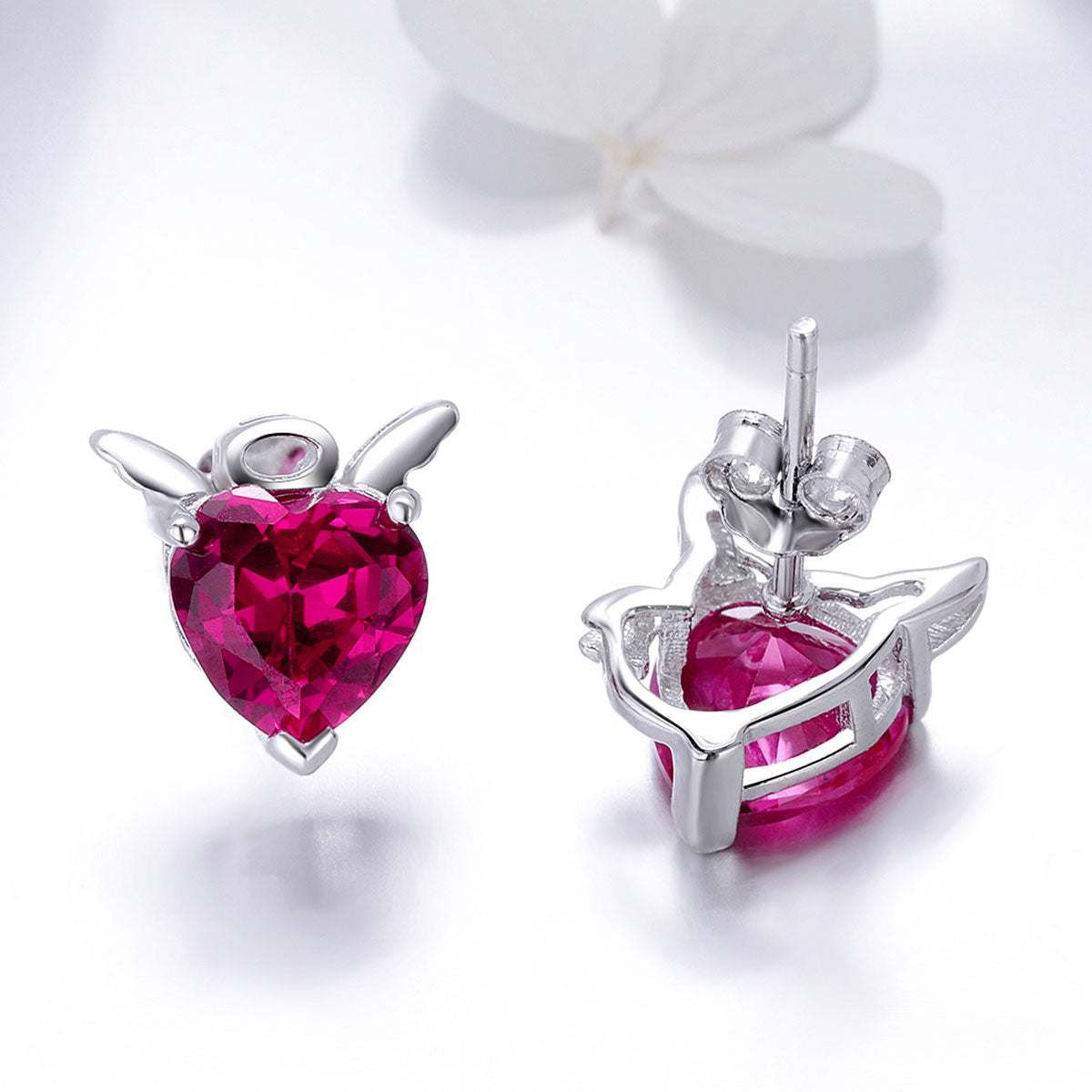 925 Sterling Silver Earrings with Pavé Setting CZ, 1*0.9cm for Women DestGlow
