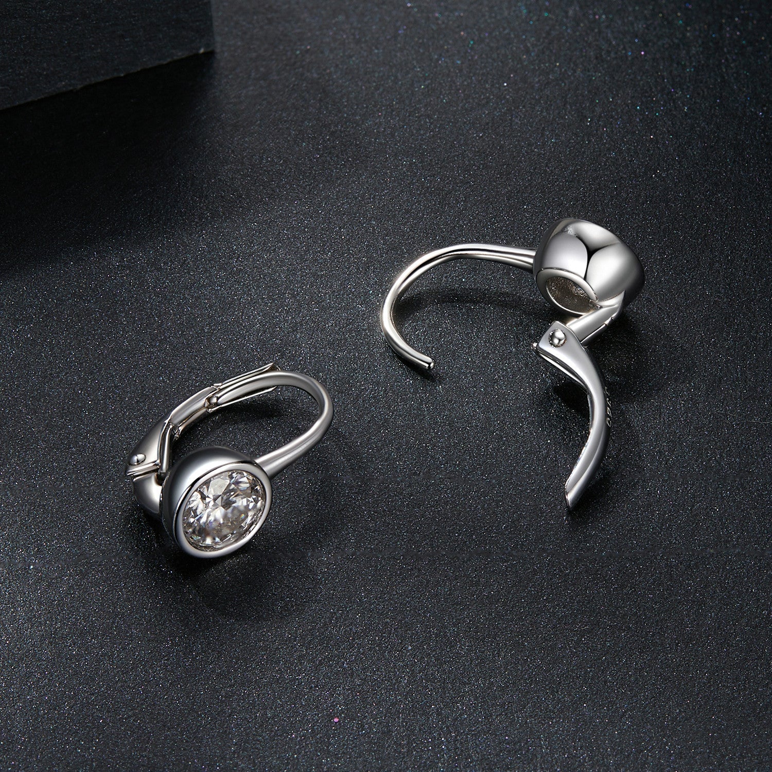 925 Sterling Silver 0.50 Carat Moissanite Earrings for Women DestGlow