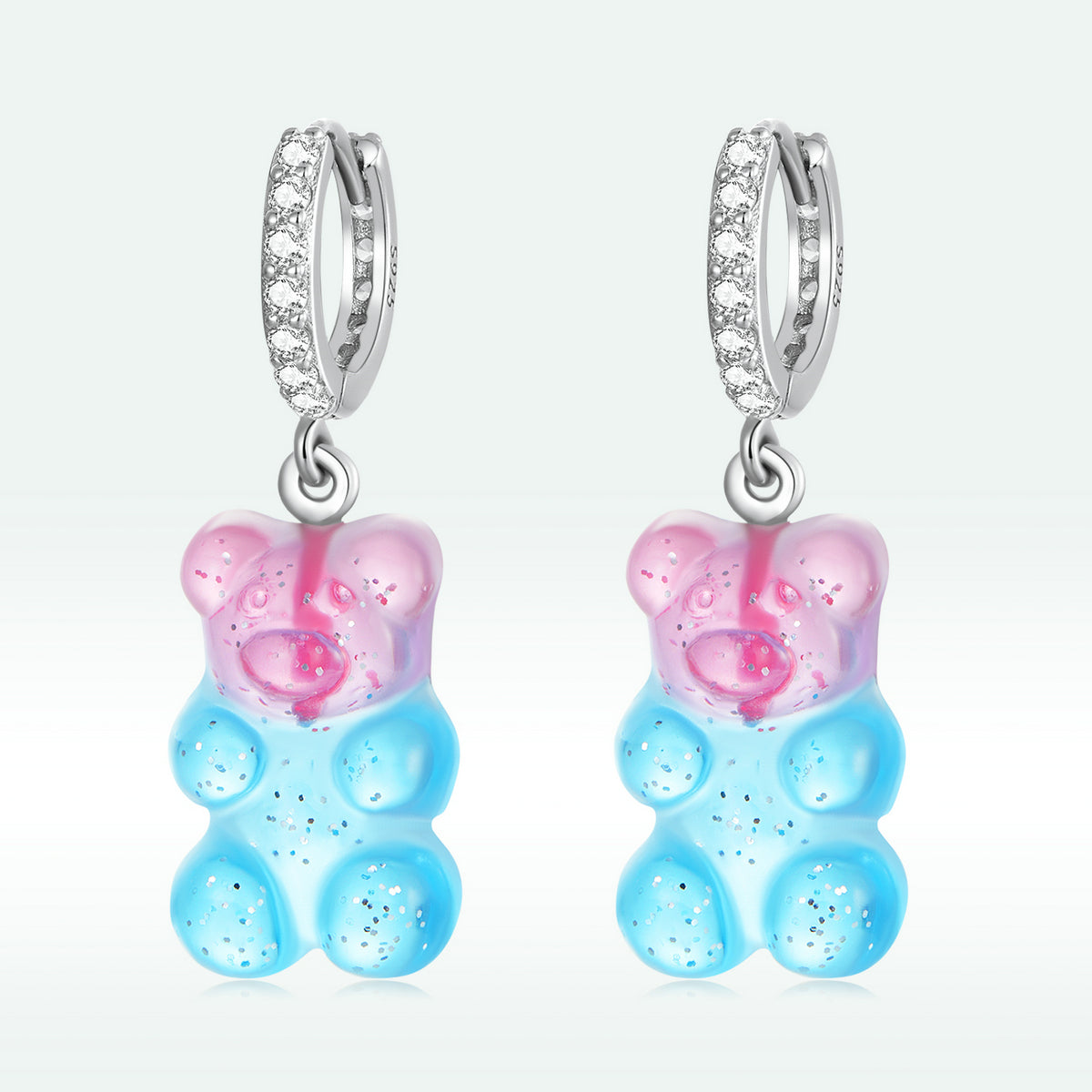 S925 Sterling Silver Pavé Setting CZ Earrings for Women DestGlow