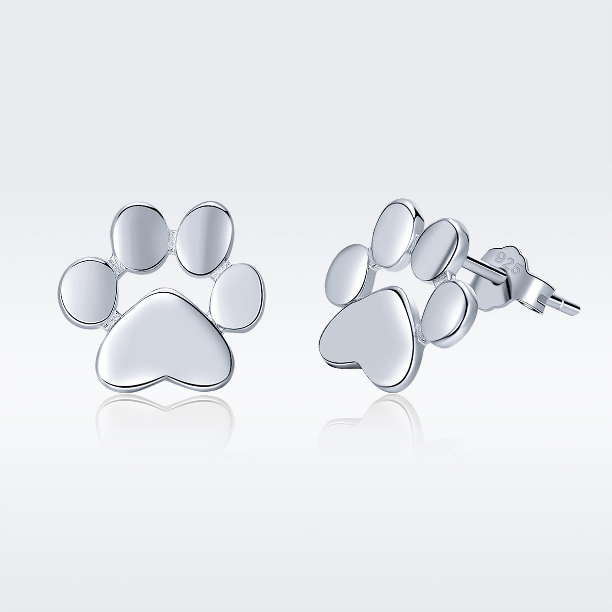 925 Sterling Silver Platinum Plated Earrings for Women DestGlow
