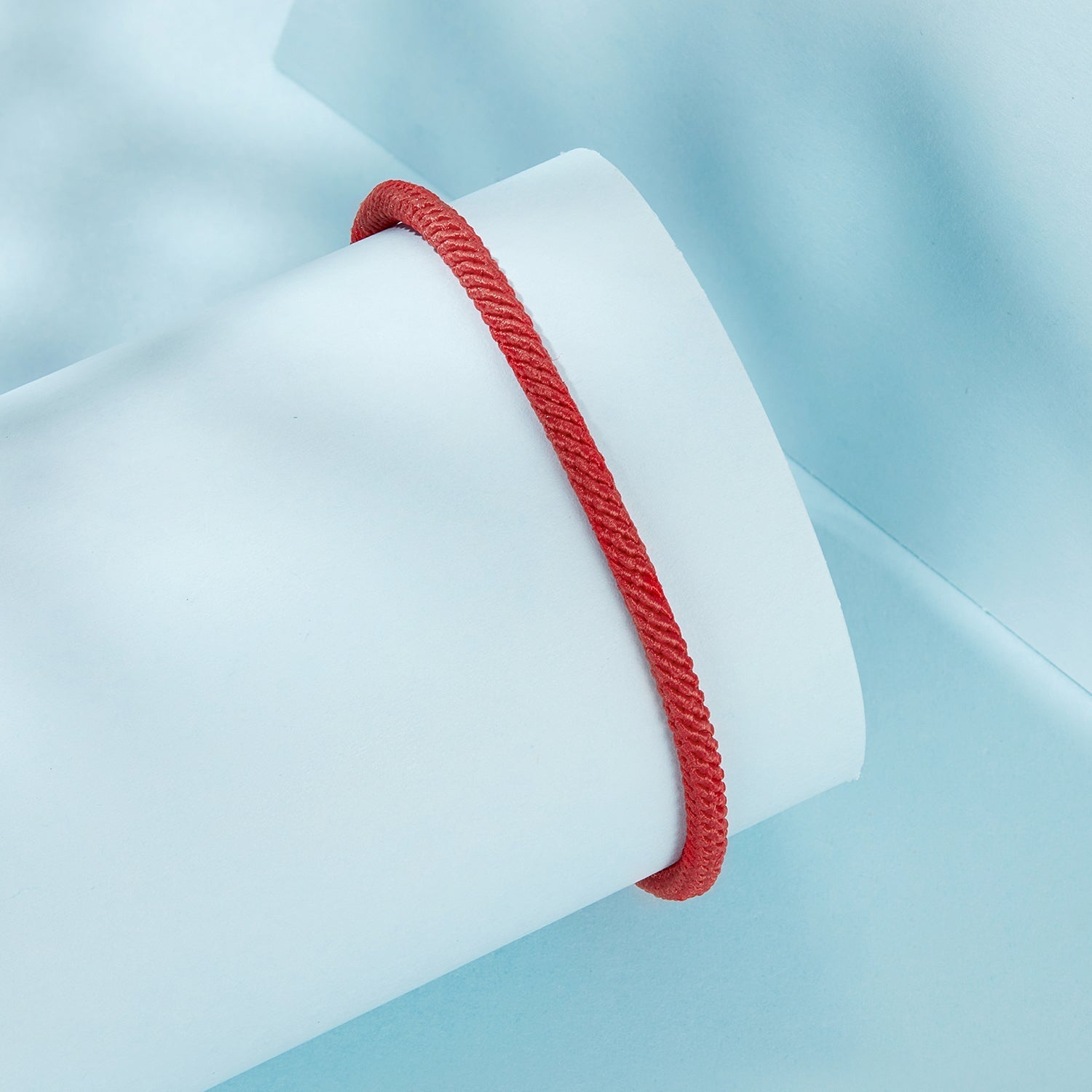 925 Sterling Silver and White Gold Plated Rope Bracelet for Men DestGlow