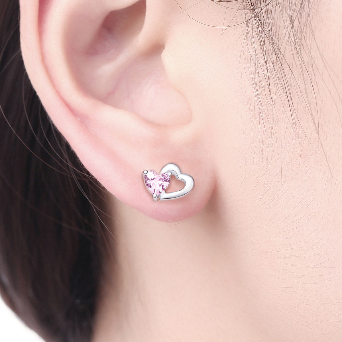 925 Sterling Silver Earrings with Pavé Setting CZ for Women DestGlow