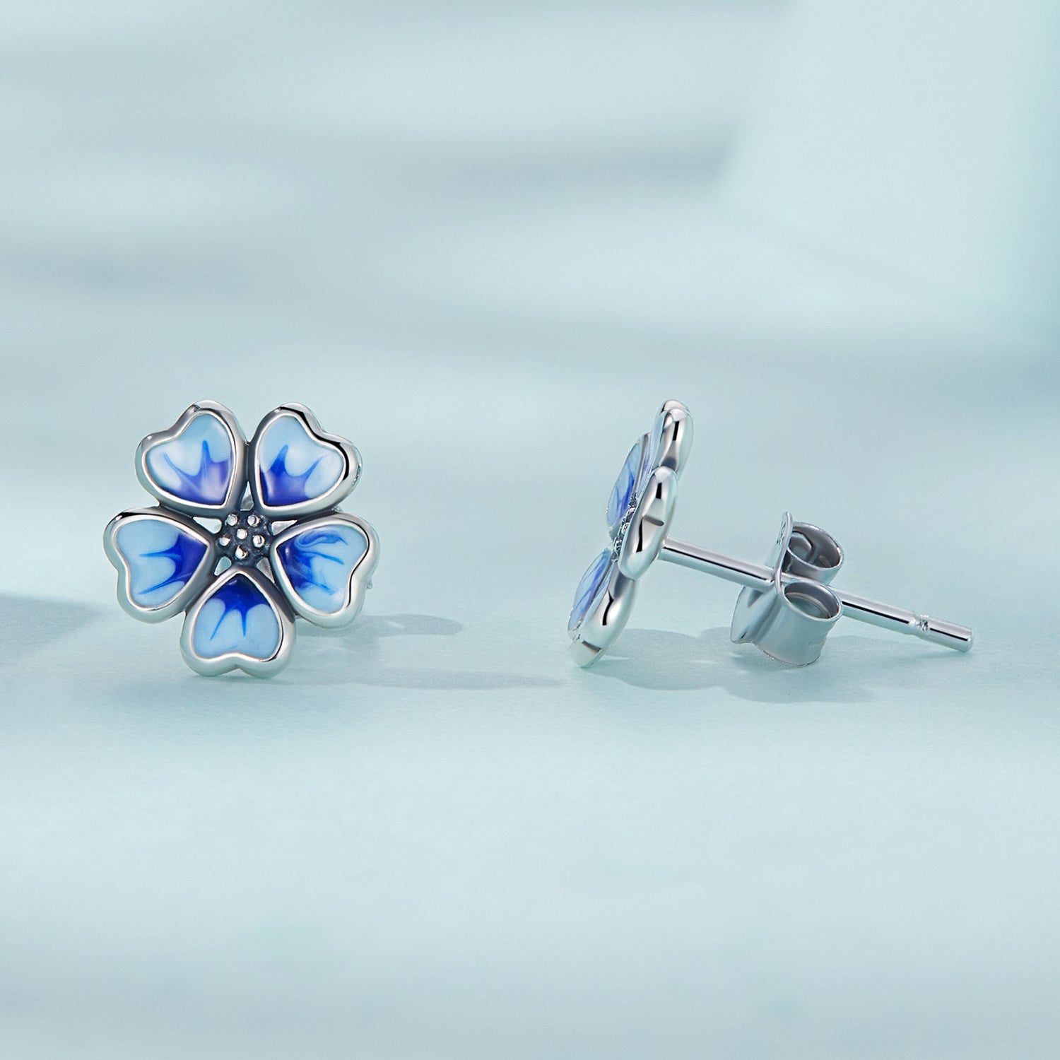 925 Sterling Silver Enamel Earrings for Women DestGlow