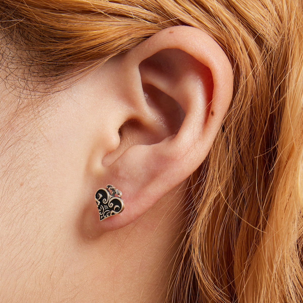 S925 Sterling Silver Oxidized Earrings with Enamel - Perfect for Any Occasion DestGlow