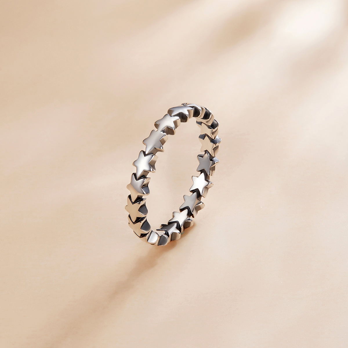 925 Sterling Silver Oxidized Ring Size 5.0 for Women DestGlow