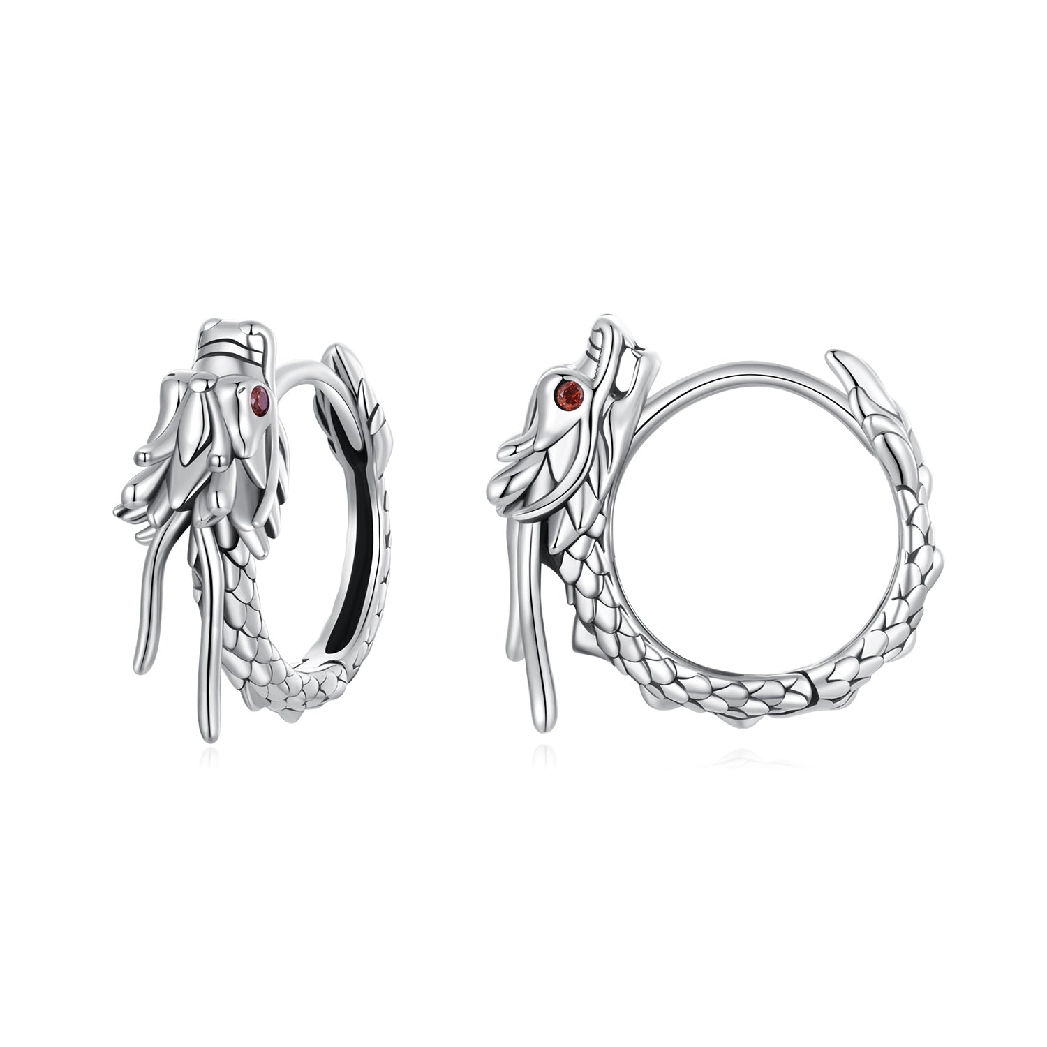 925 Sterling Silver Pave Setting CZ Oxidized Earrings for Women DestGlow