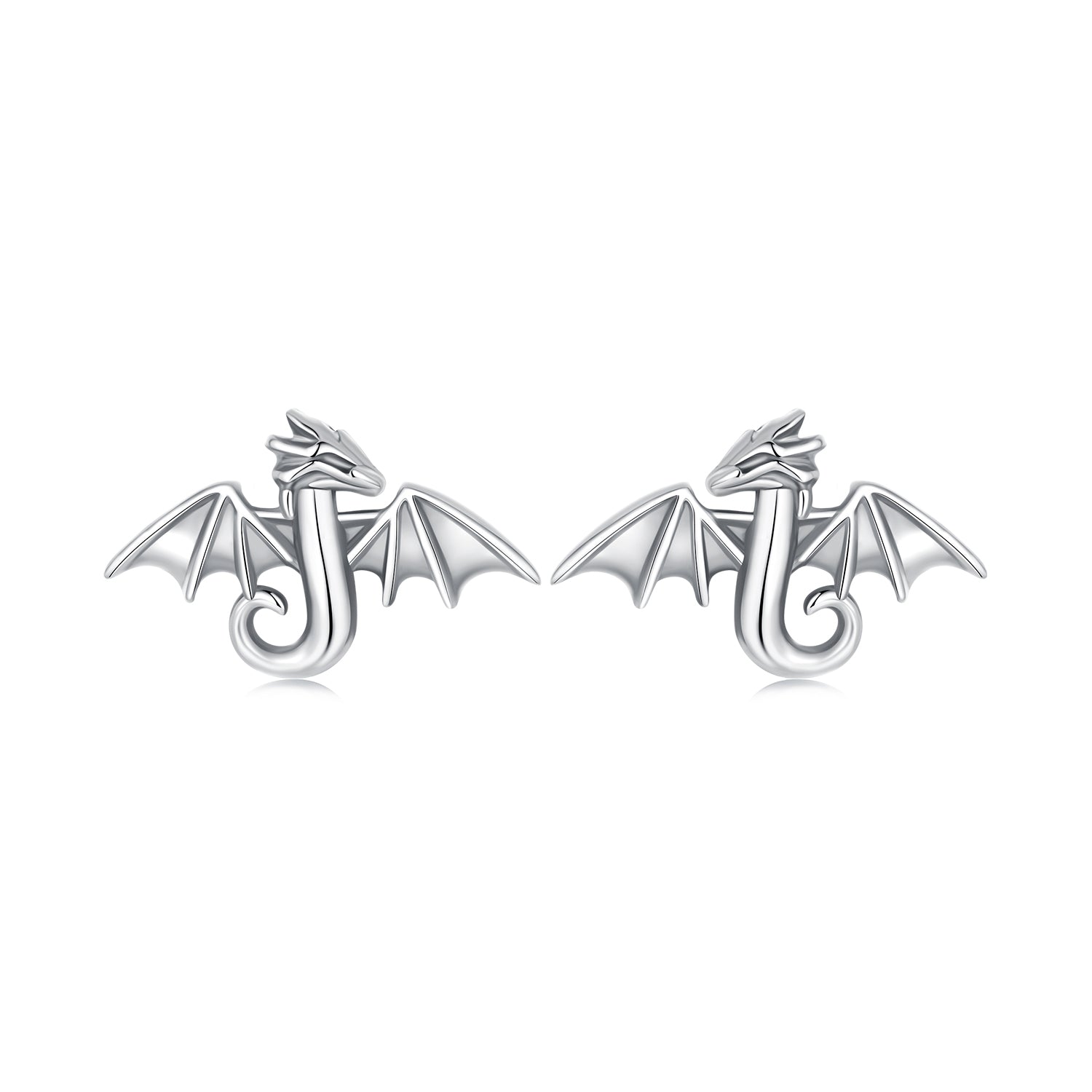 925 Sterling Silver Earrings with Oxidized Finish, 0.7*1.1cm DestGlow