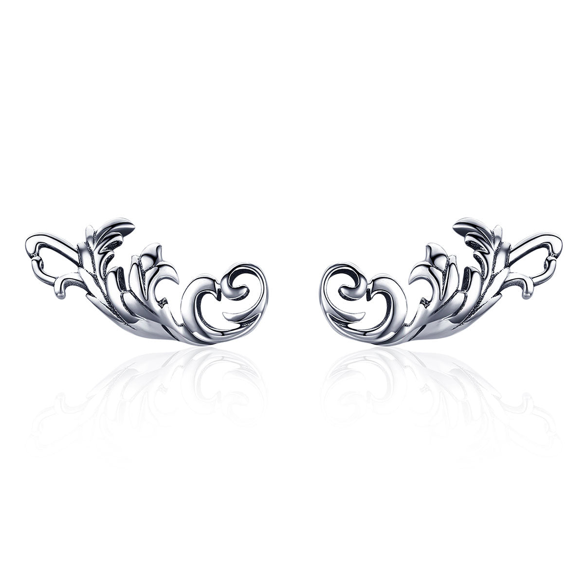 925 Sterling Silver Oxidized Silver Earrings for Women DestGlow