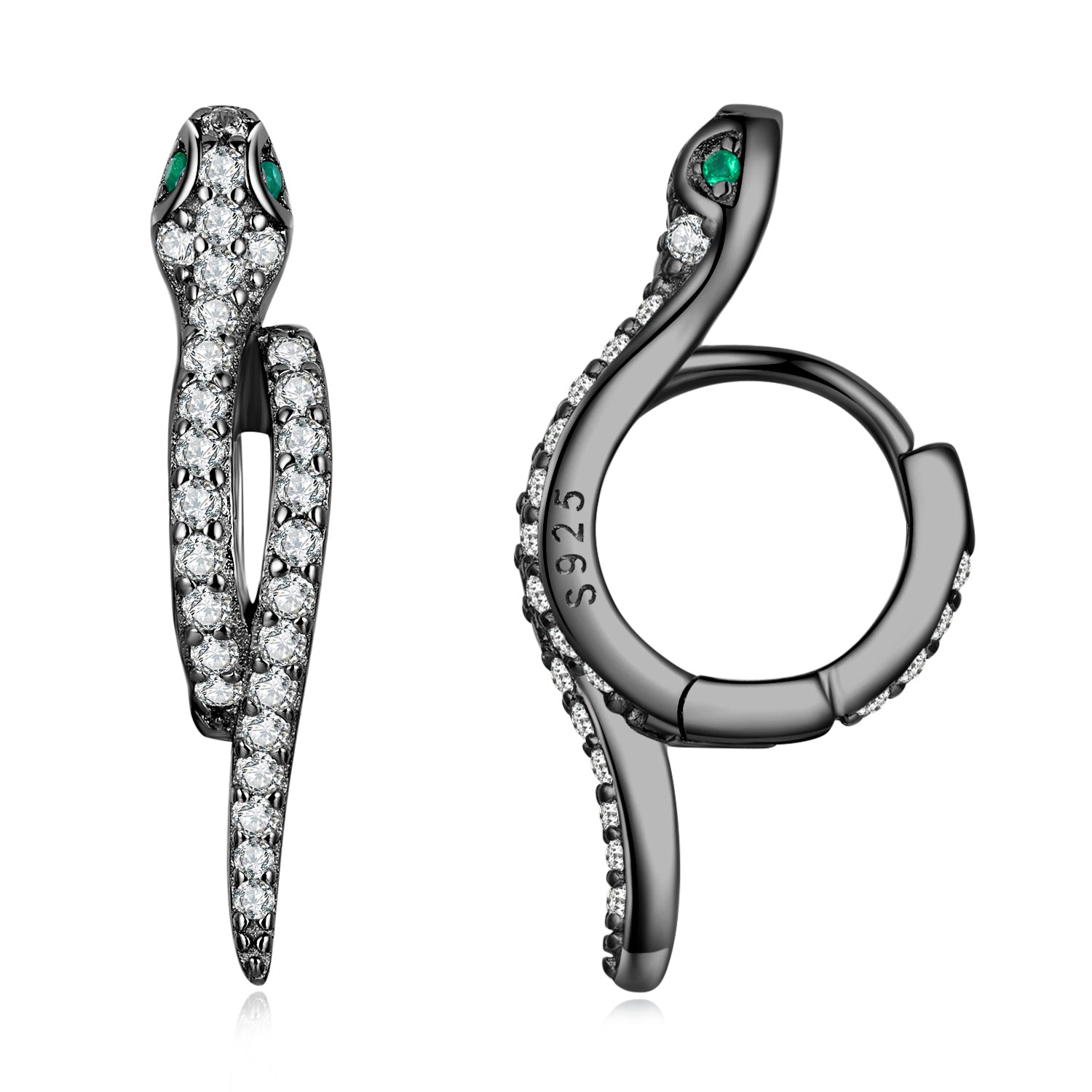 S925 Sterling Silver Pavé Setting CZ Earrings for Women DestGlow