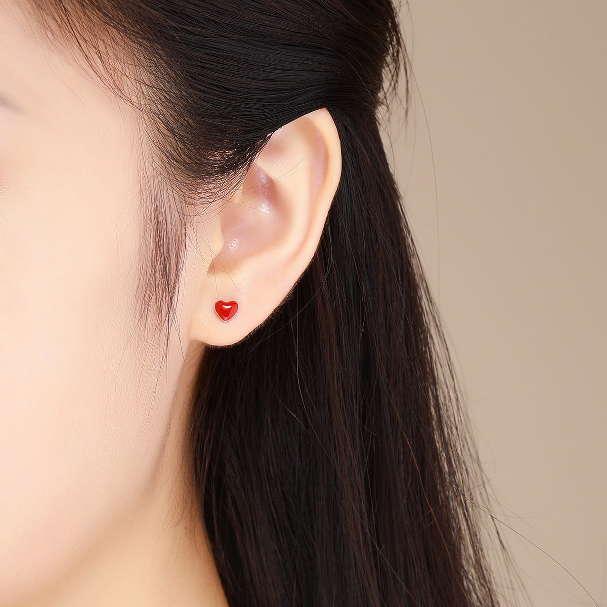 S925 Sterling Silver Plated Platinum Enamel Earrings DestGlow