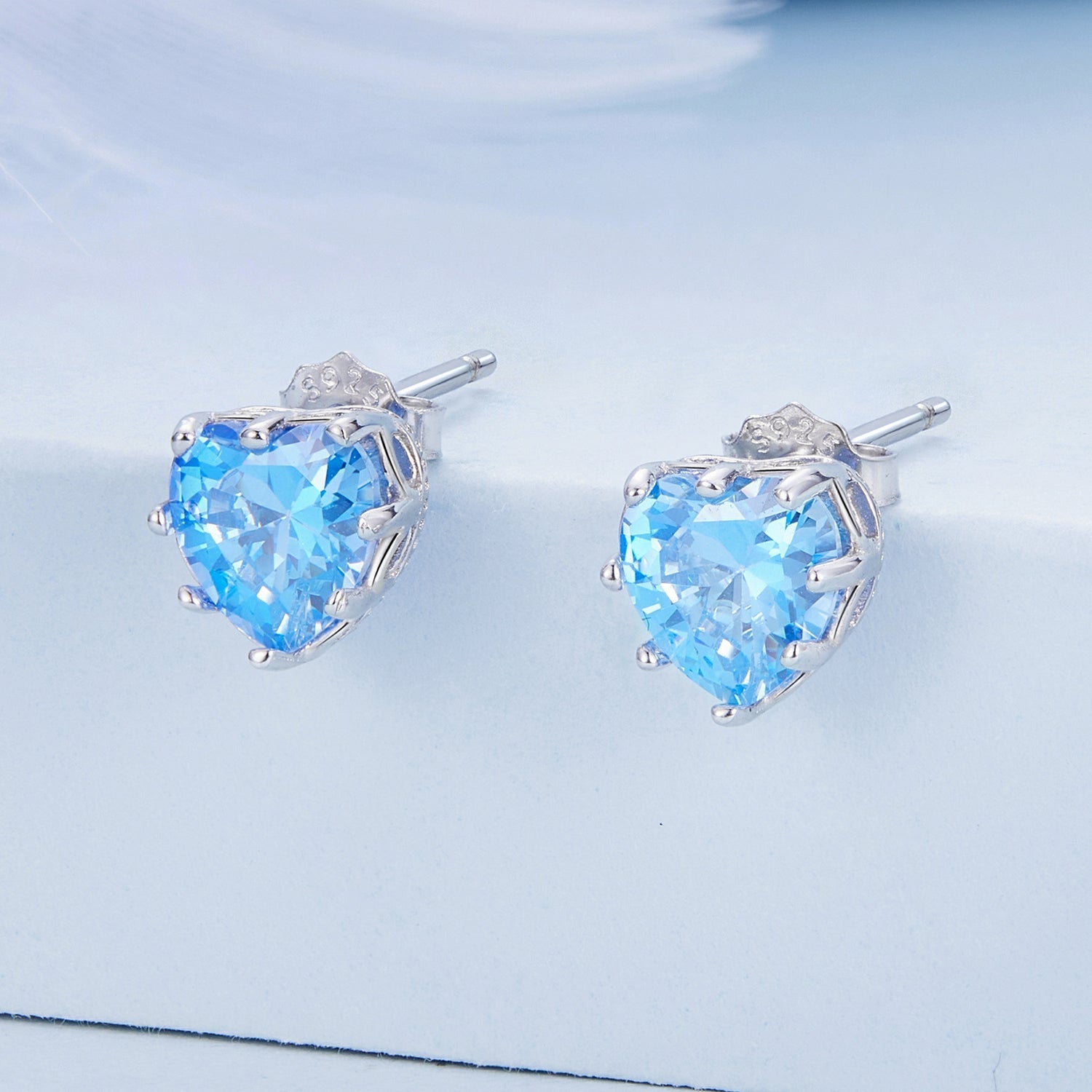 925 Sterling Silver Earrings with Pavé Setting CZ for Women DestGlow