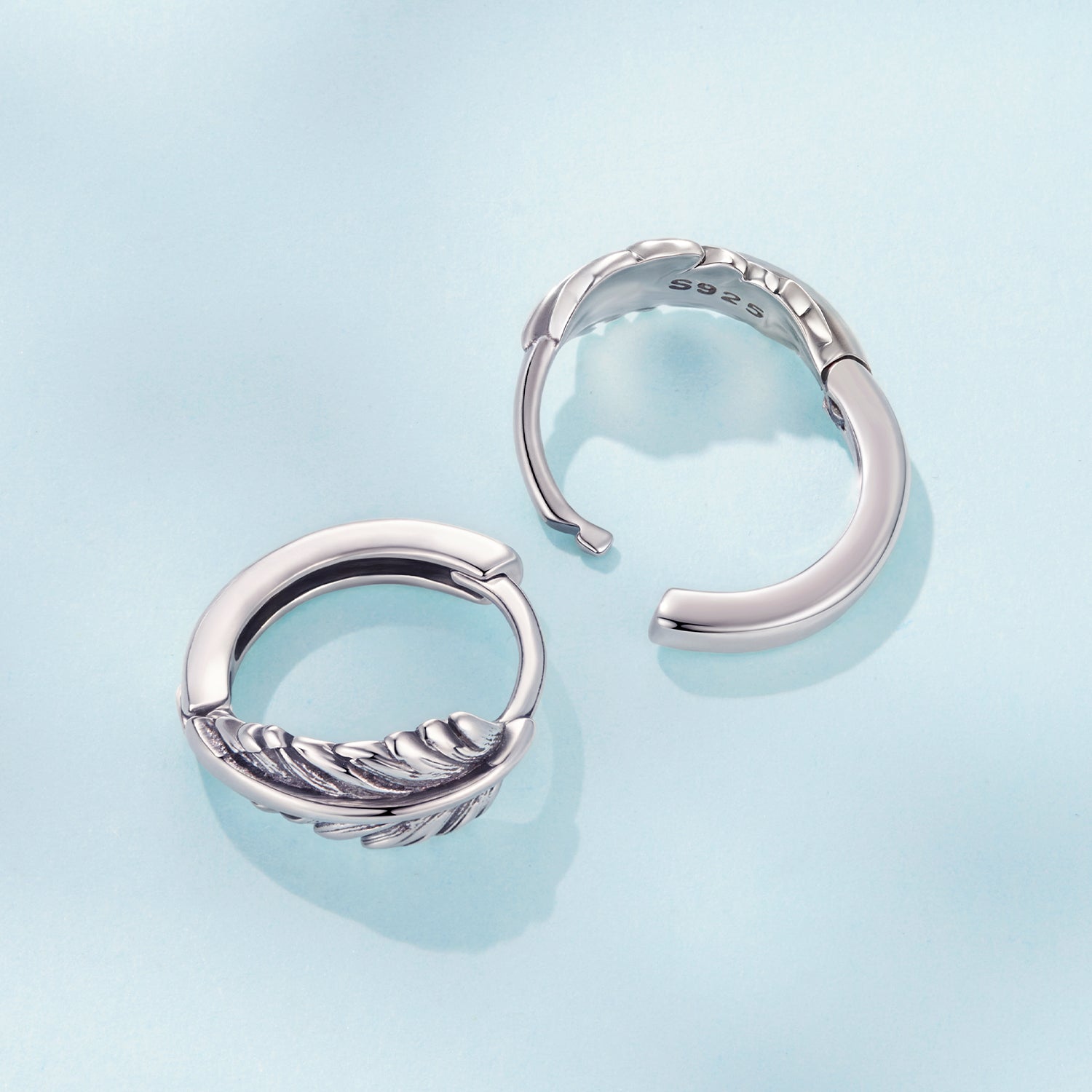 925 Sterling Silver Earrings with Oxidized Silver for Women DestGlow