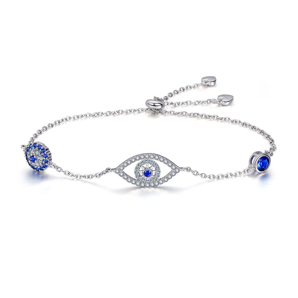 925 Sterling Silver Bracelet 22cm Length 0.9*2.2cm for Women DestGlow