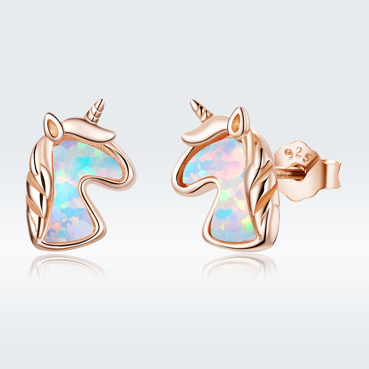 925 Sterling Silver Opal Earrings for Women DestGlow