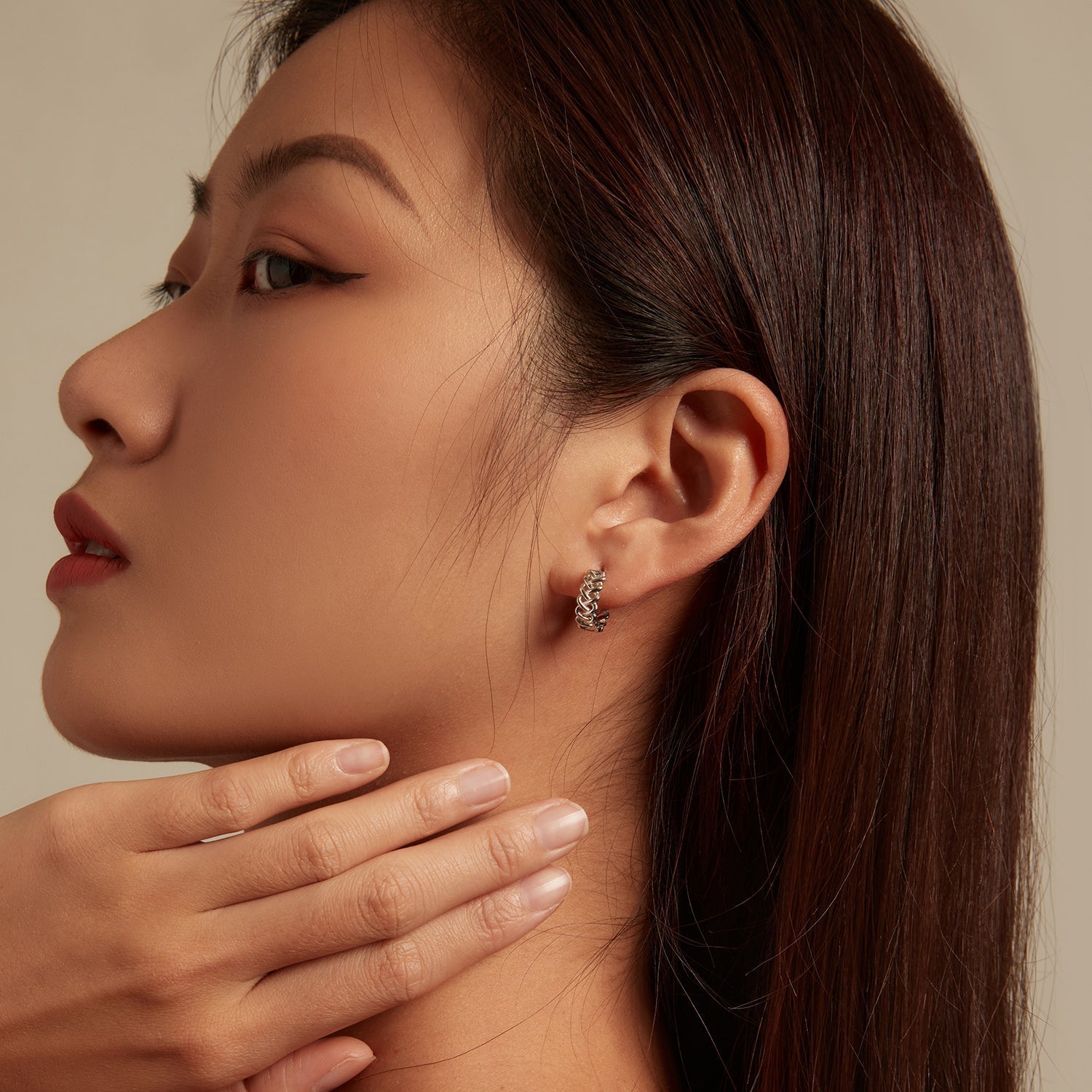 925 Sterling Silver Earrings with Platinum Plating for Women DestGlow