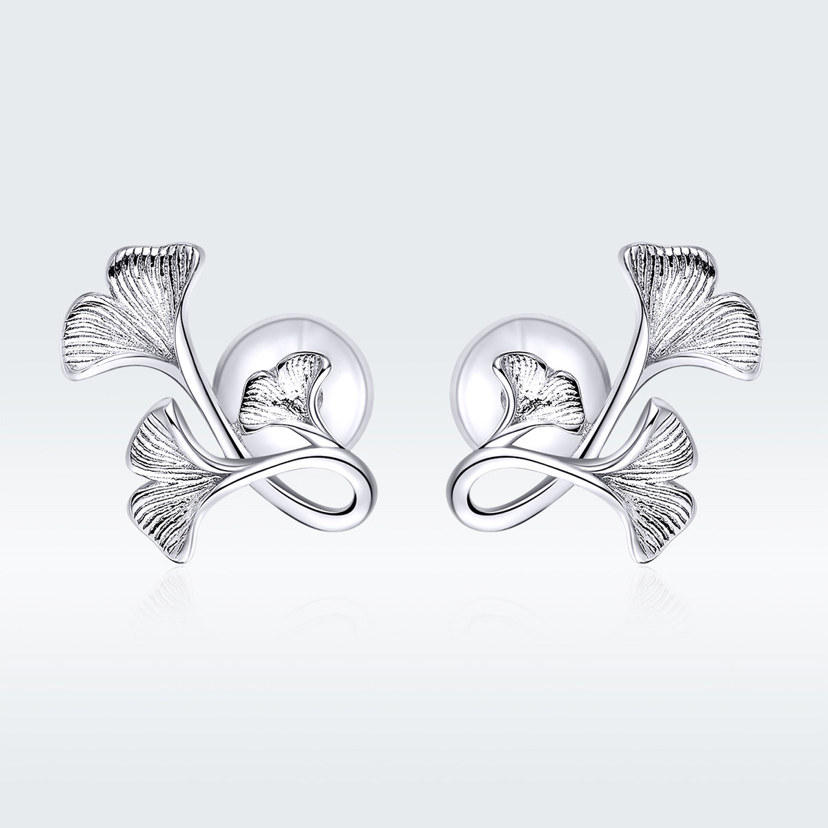 925 Sterling Silver Plated Platinum Wiredrawing Earrings DestGlow