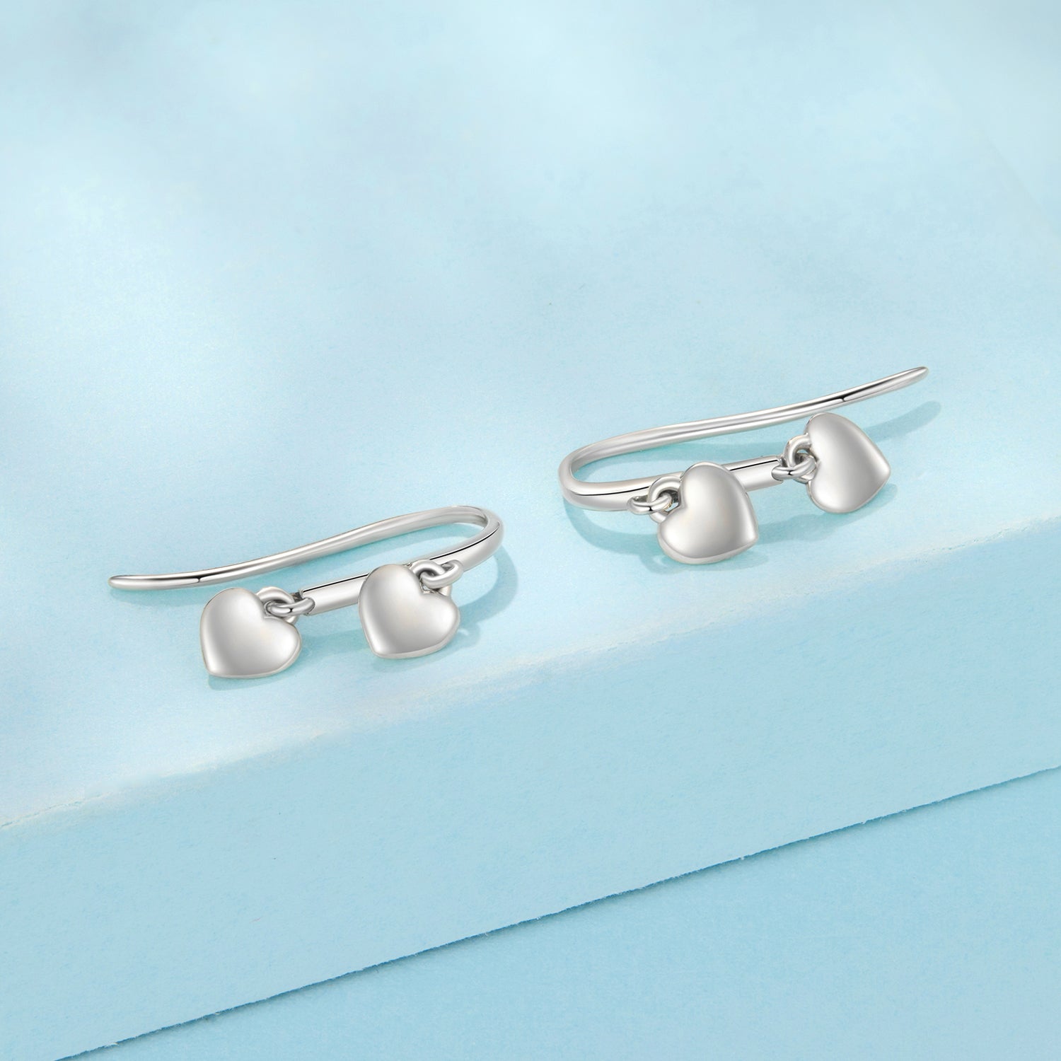 925 Sterling Silver Earrings 1.8*0.5cm for Women DestGlow