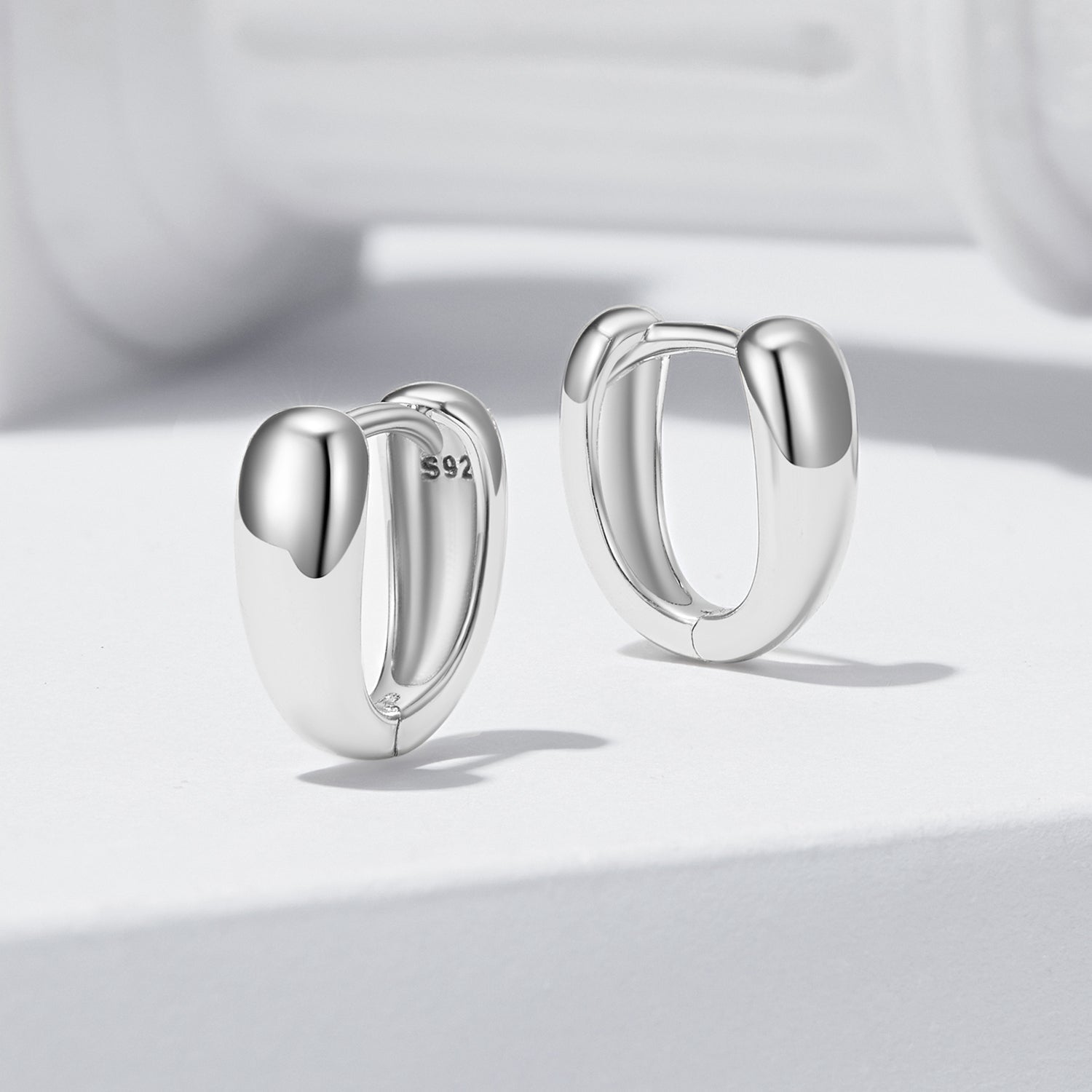925 Sterling Silver Oxidized Earrings 12x5mm for Women DestGlow