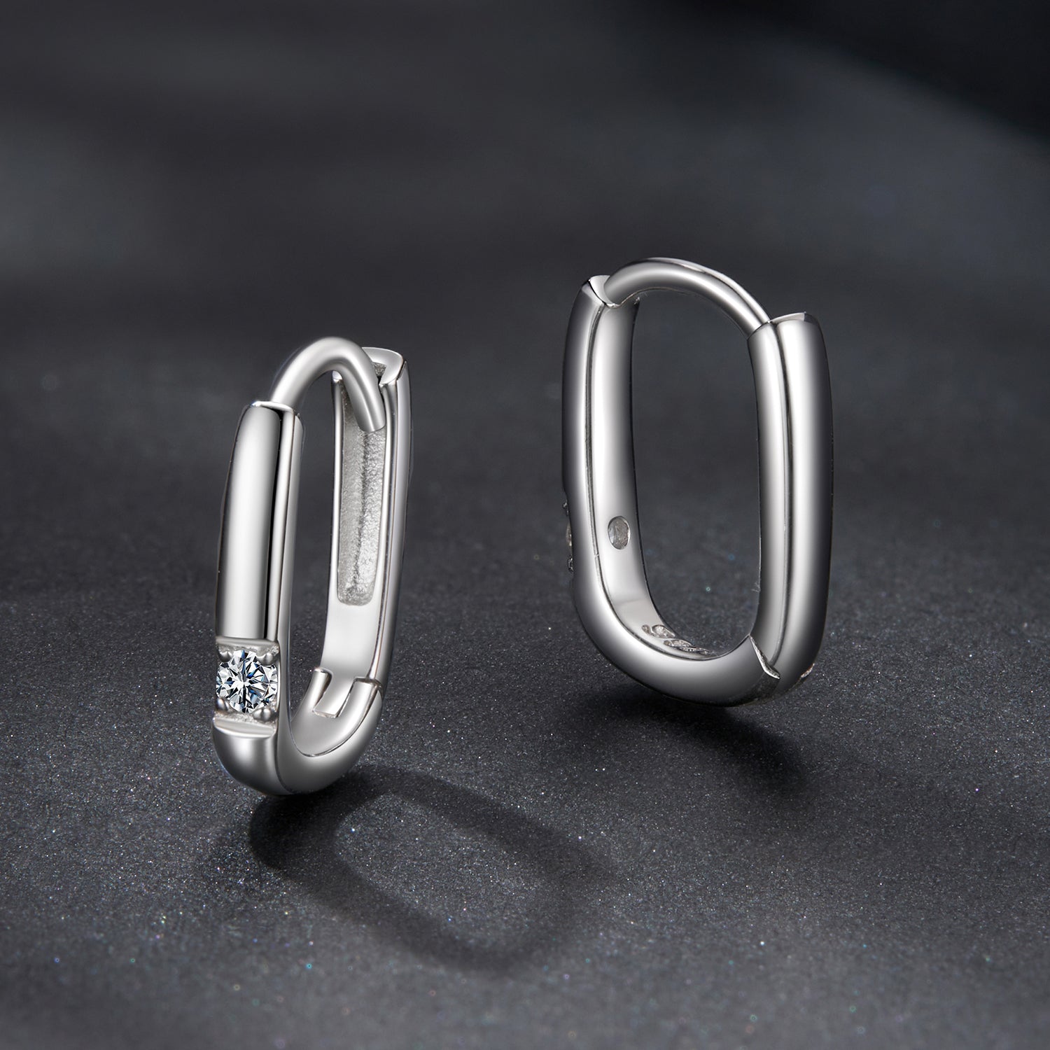 925 Sterling Silver Moissanite 0.16 ct Stud Earrings for Women DestGlow