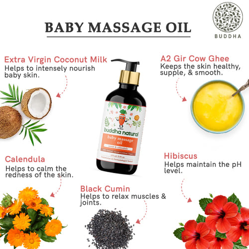Buddha Natural Baby Massage Oil