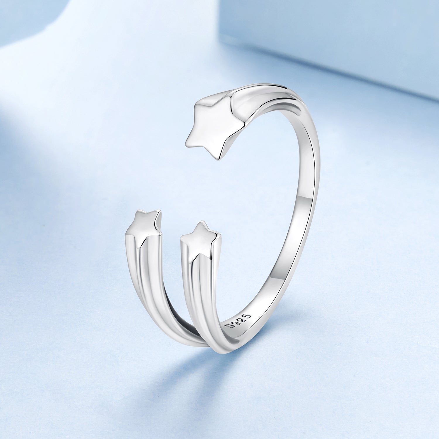 925 Sterling Silver Ring with Oxidized Finish - Width 0.15-0.8cm for Women DestGlow