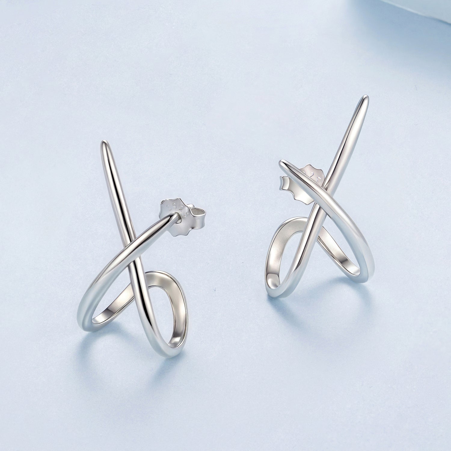 925 Sterling Silver Oxidized Silver Earrings DestGlow