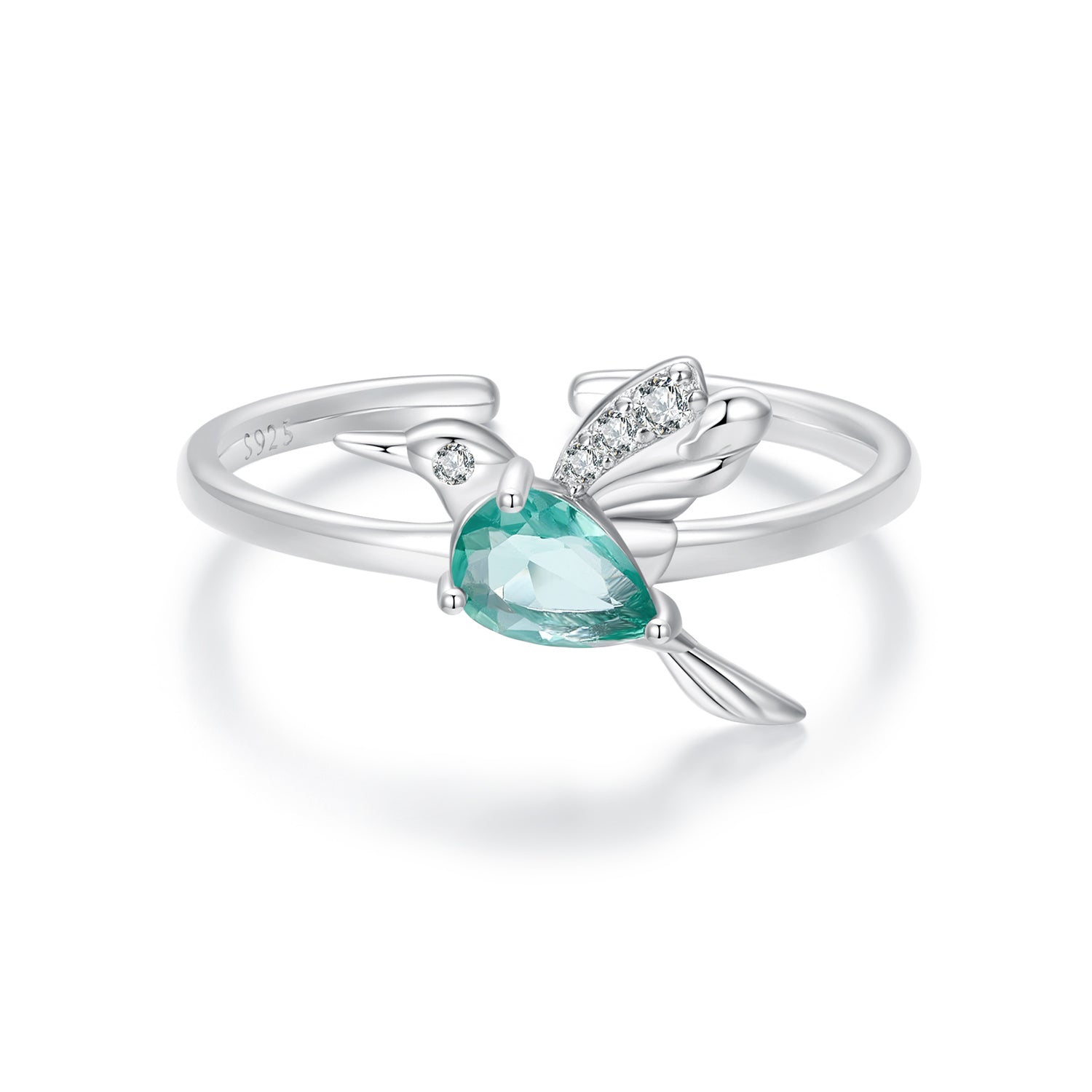 925 Sterling Silver Pavé CZ Ring DestGlow