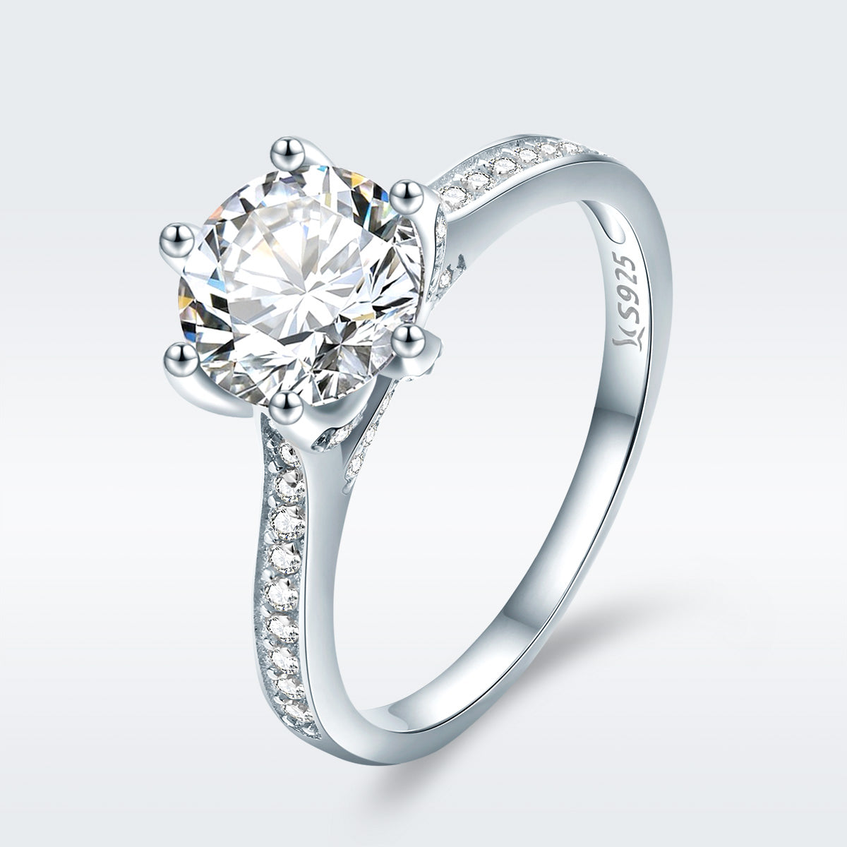 925 Sterling Silver Ring Size 6 for Women DestGlow
