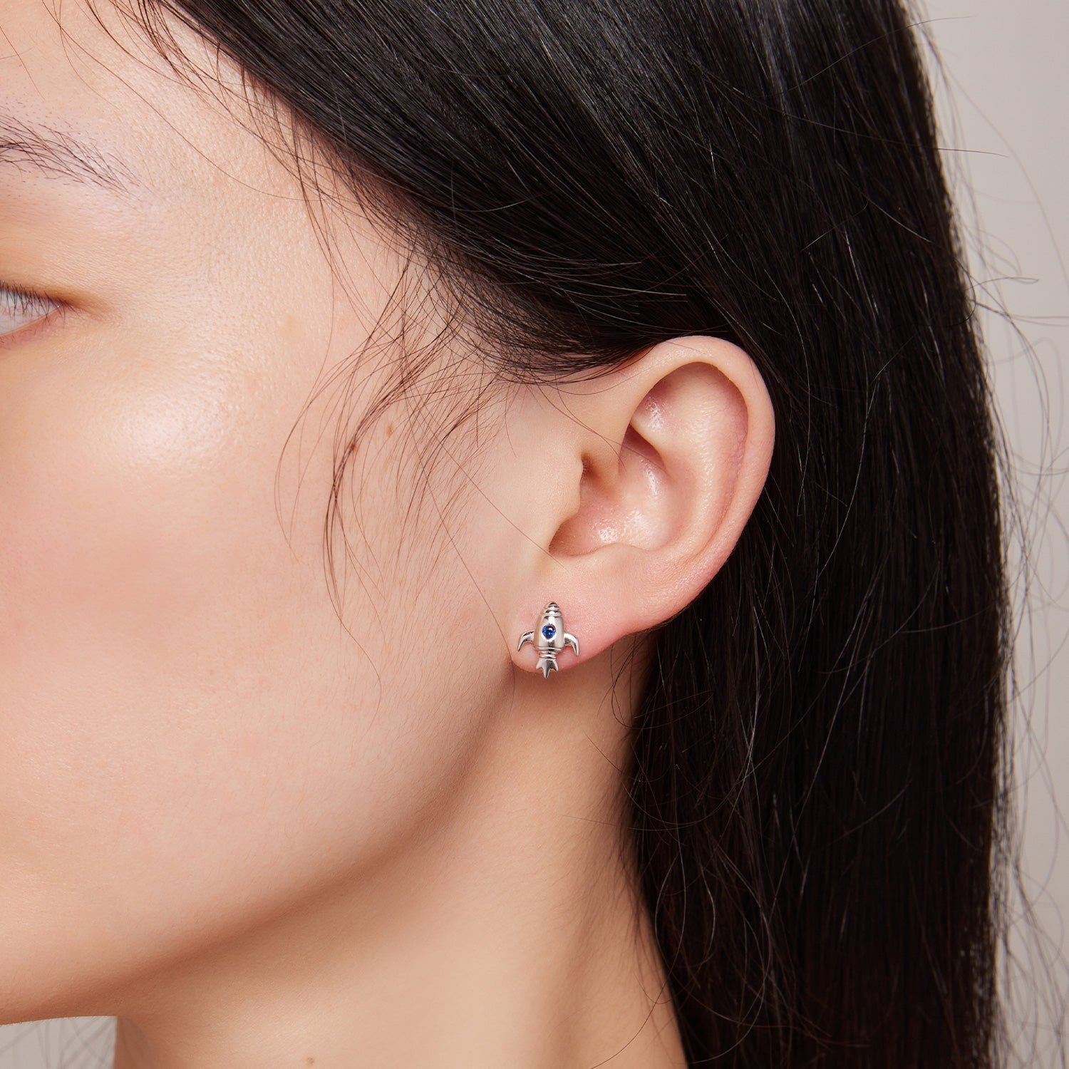 925 Sterling Silver Plated Moonstone Earrings with CZ for Women DestGlow