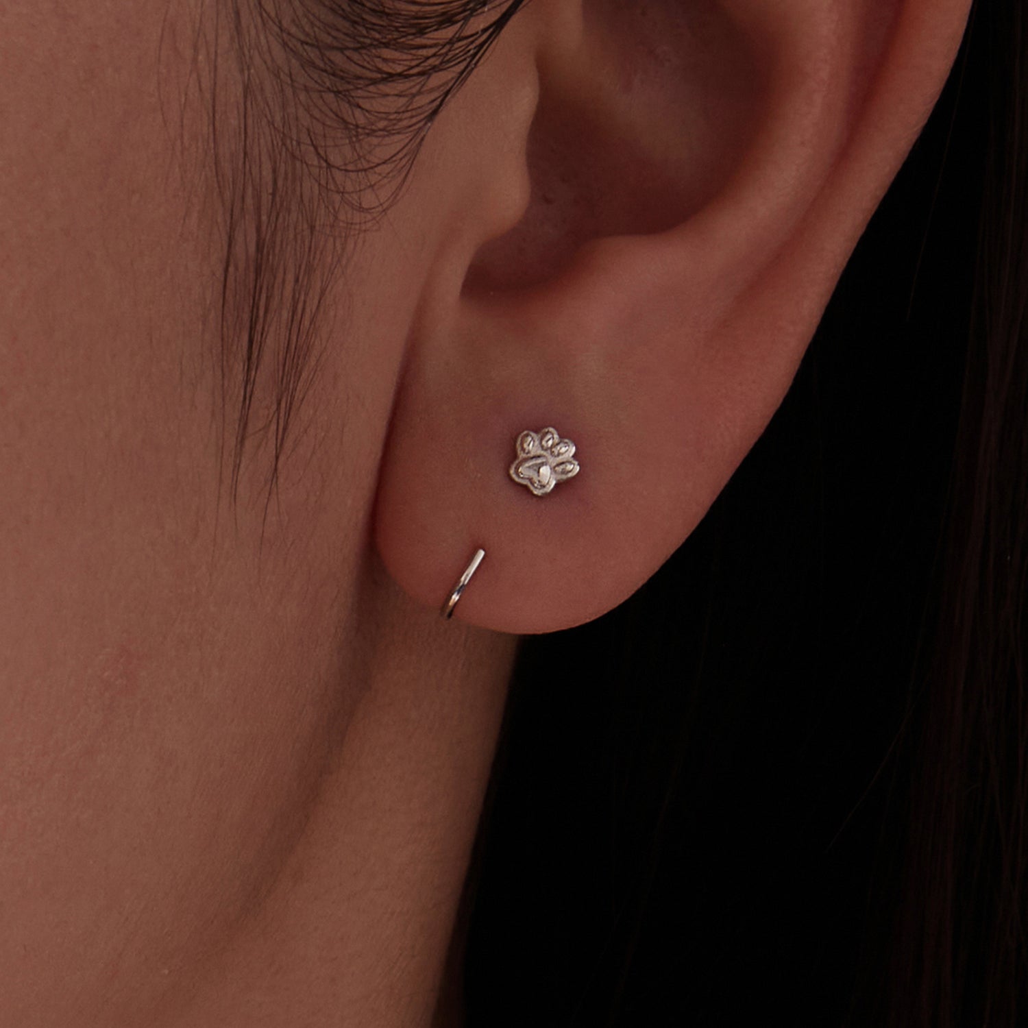 925 Sterling Silver Plated White Gold Earrings for Women DestGlow