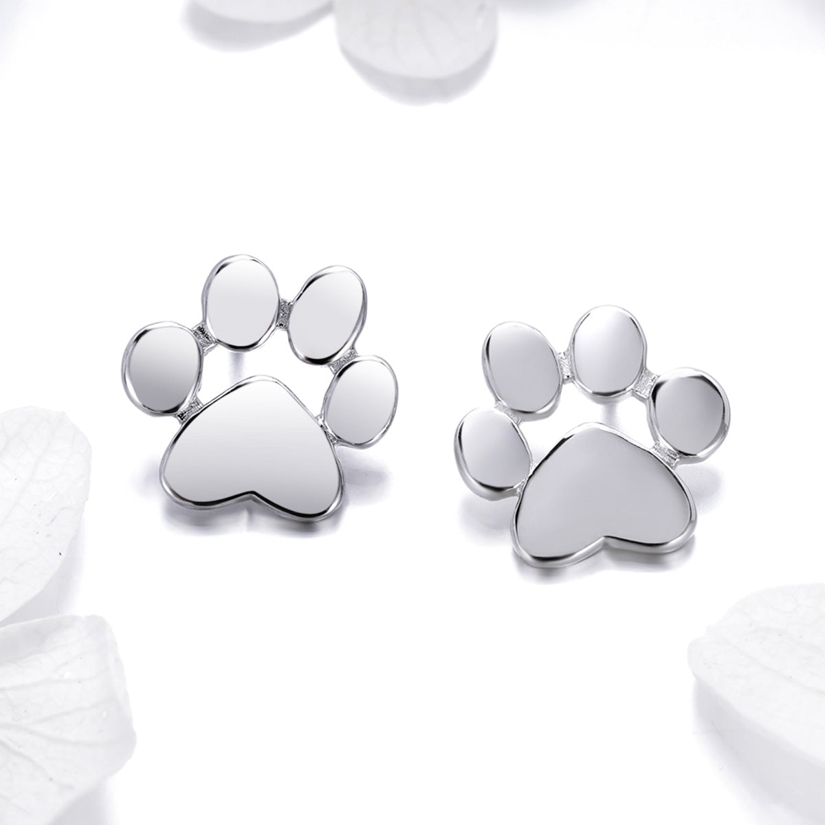 925 Sterling Silver Platinum Plated Earrings for Women DestGlow