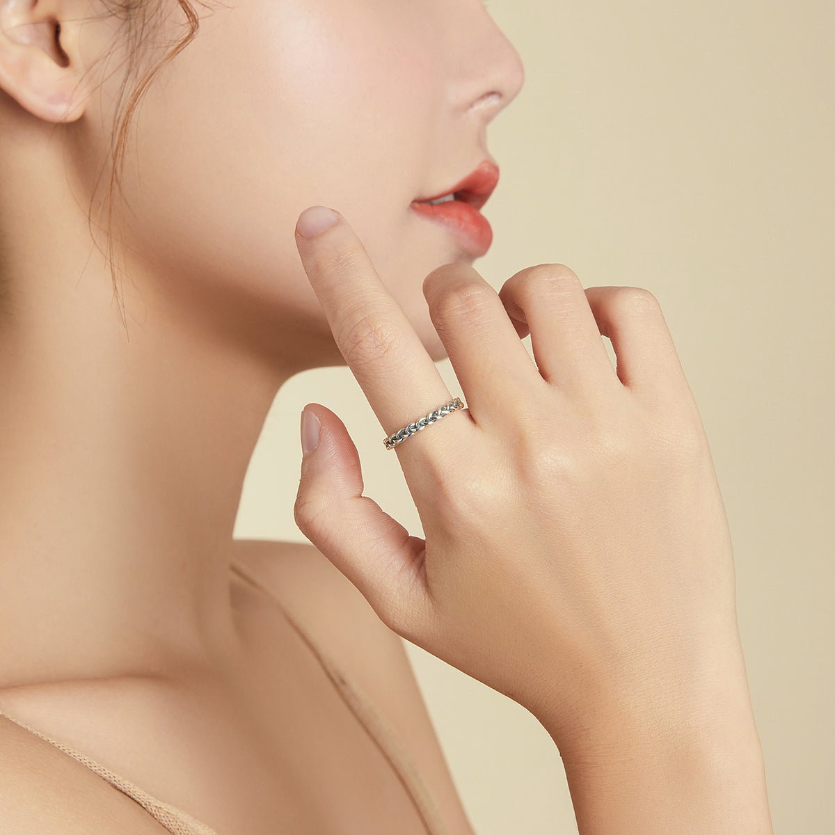 925 Sterling Silver Oxidized 0.20cm Ring Size 9 for Women DestGlow