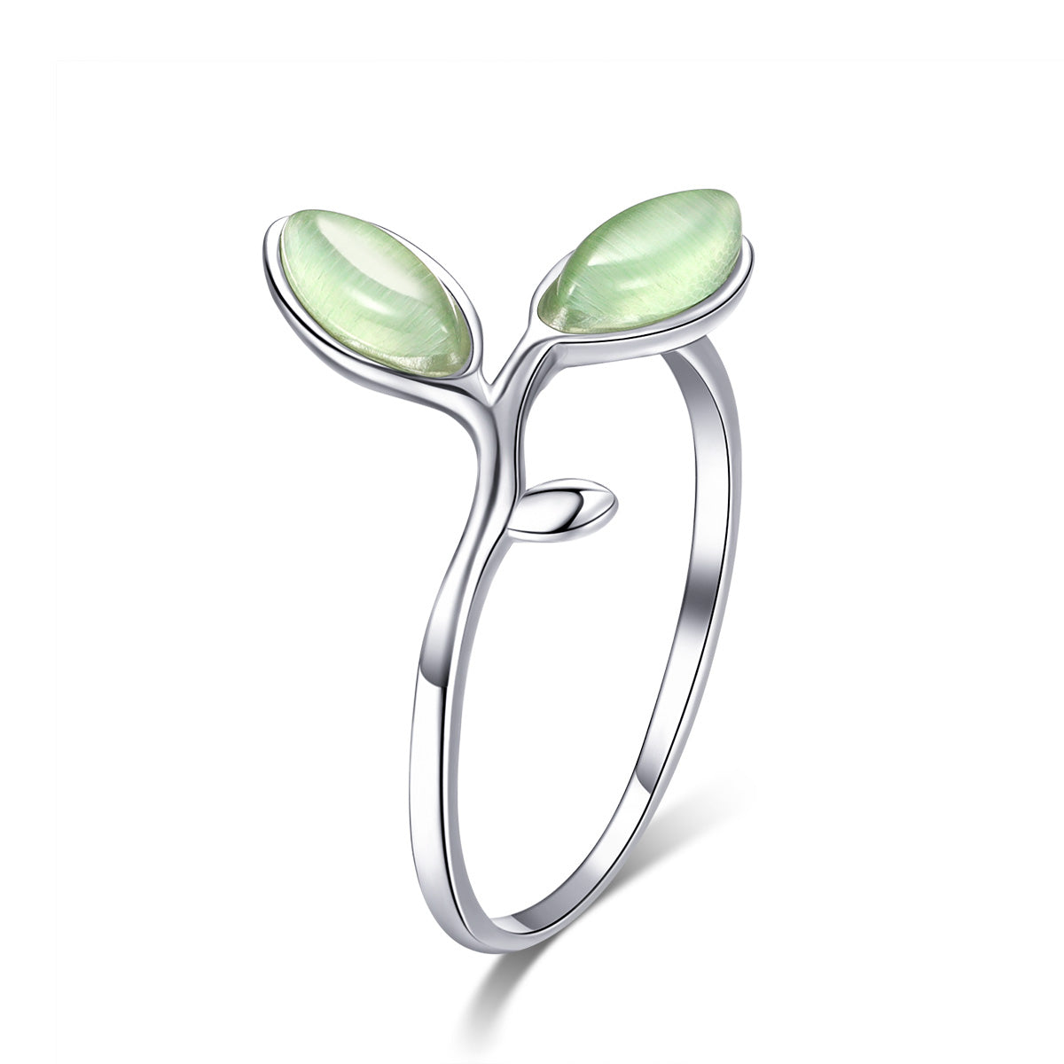 925 Sterling Silver Ring for Women - 0.1cm Width, 1.3cm Height DestGlow