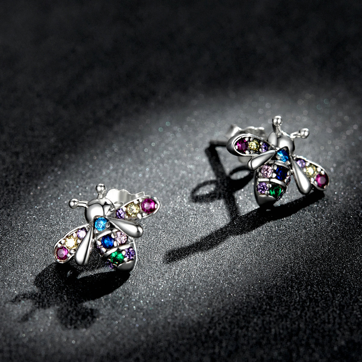 925 Sterling Silver Pavé Setting CZ Earrings for Women DestGlow