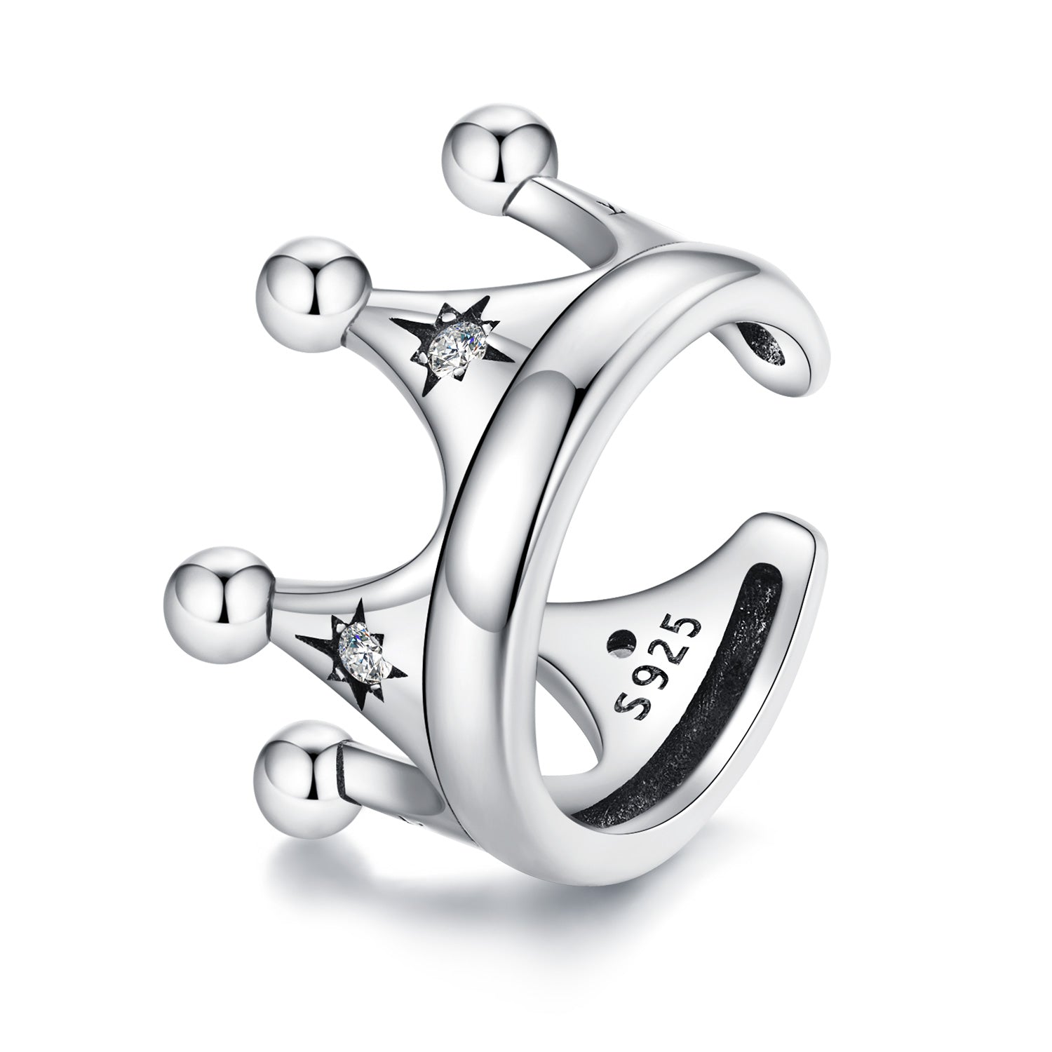S925 Sterling Silver Earrings with Pavé Setting and CZ DestGlow