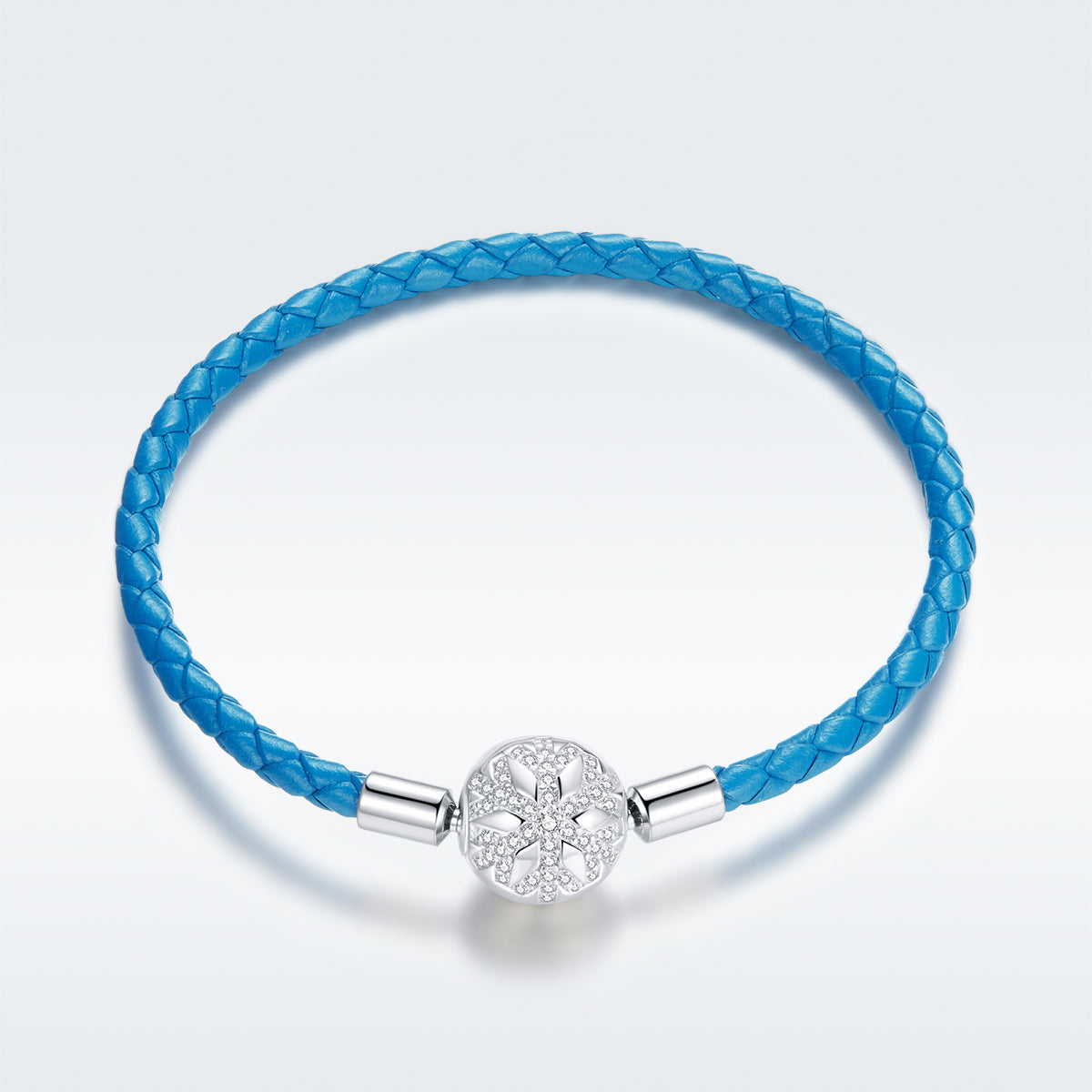 925 Sterling Silver Plated Bracelet with Pavé Setting CZ, Size 19.0 for Women DestGlow