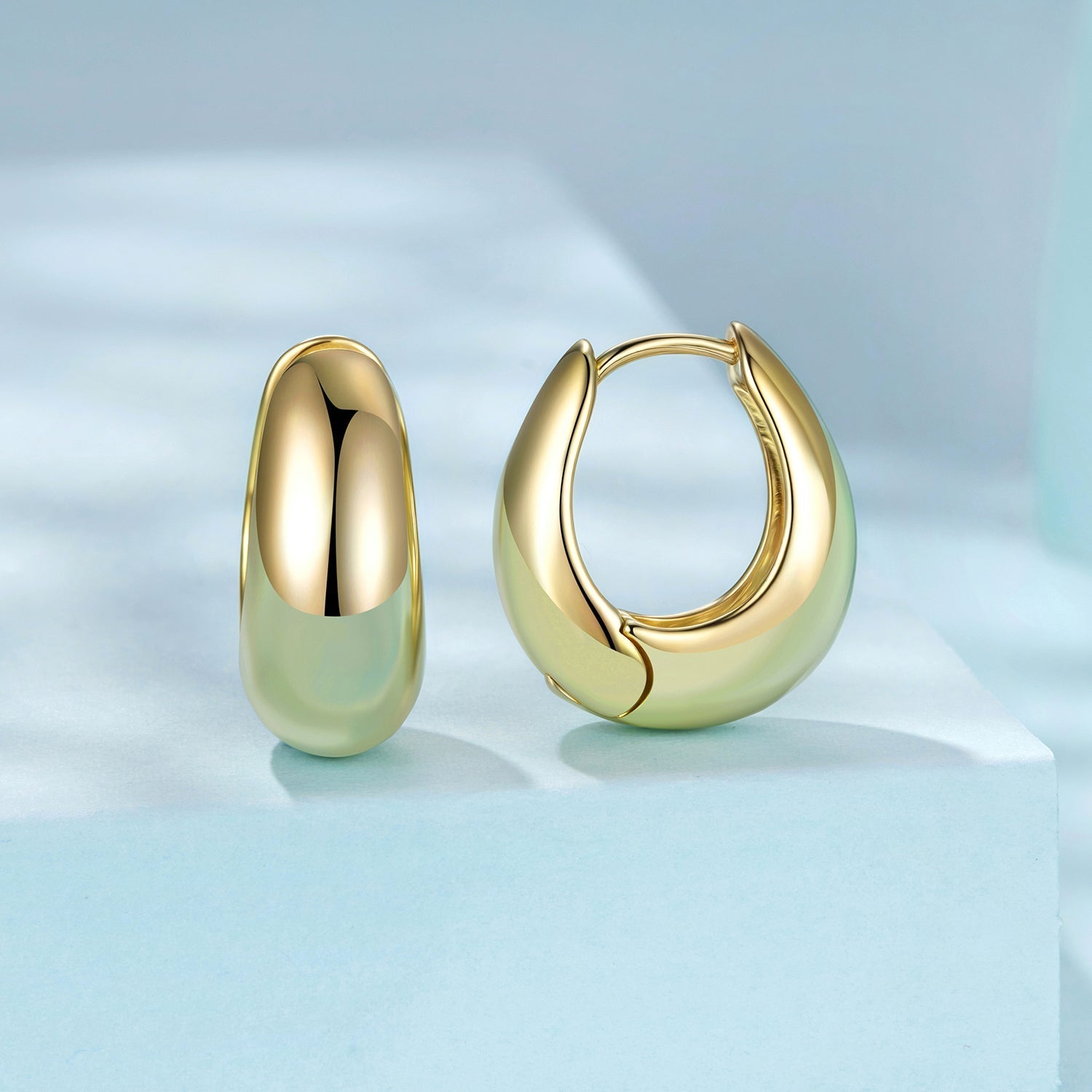925 Sterling Silver White Gold Plated Earrings DestGlow