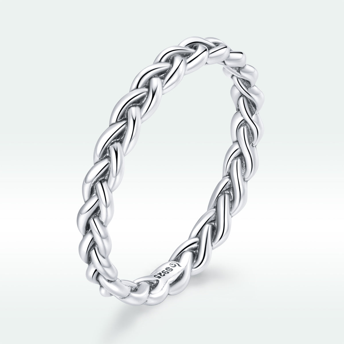925 Sterling Silver Oxidized 0.20cm Ring Size 9 for Women DestGlow